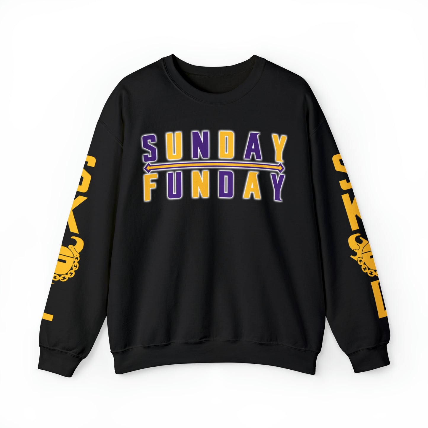 Unisex Heavy Blend™ Crewneck - Sunday FUNday + The Original (Sleeves)