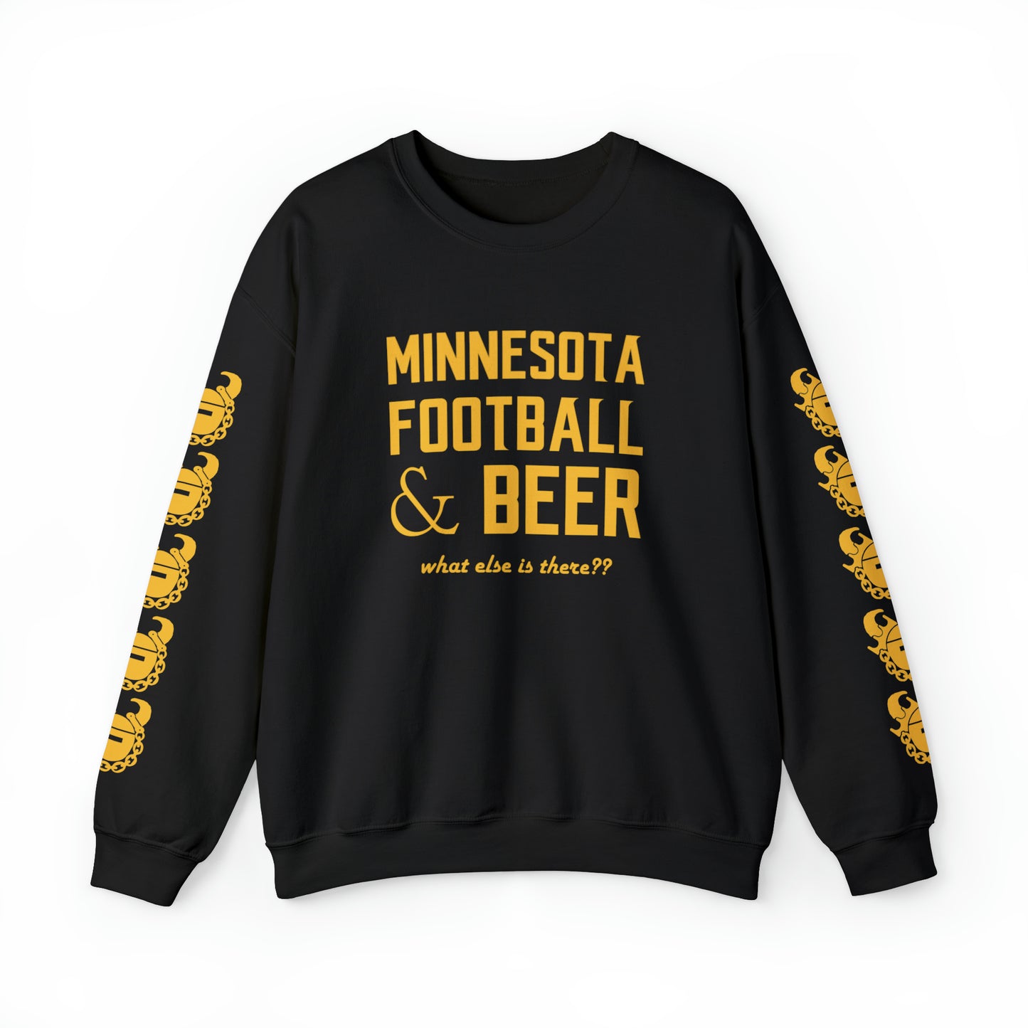 Unisex Heavy Blend™ Crewneck - What else is there?? + Game Day Helmet (Sleeves)