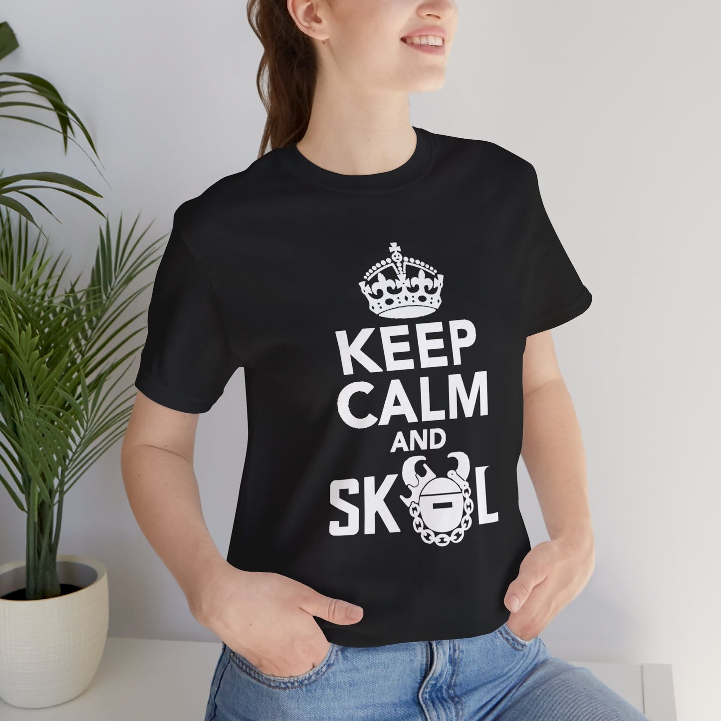 Unisex Jersey Short Sleeve Tee - Keep Calm