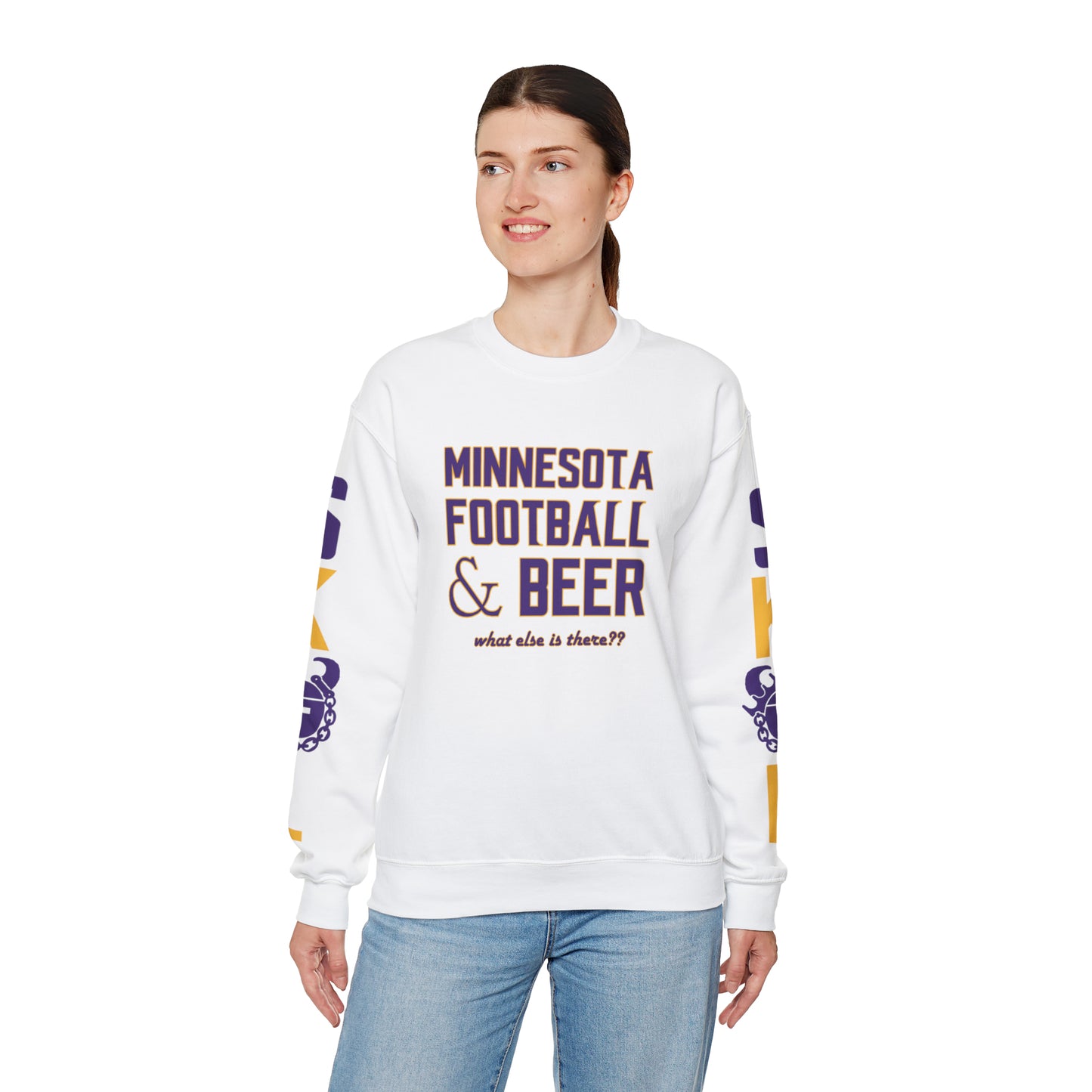 Unisex Heavy Blend™ Crewneck - What else is there?? + The Original (Sleeves)