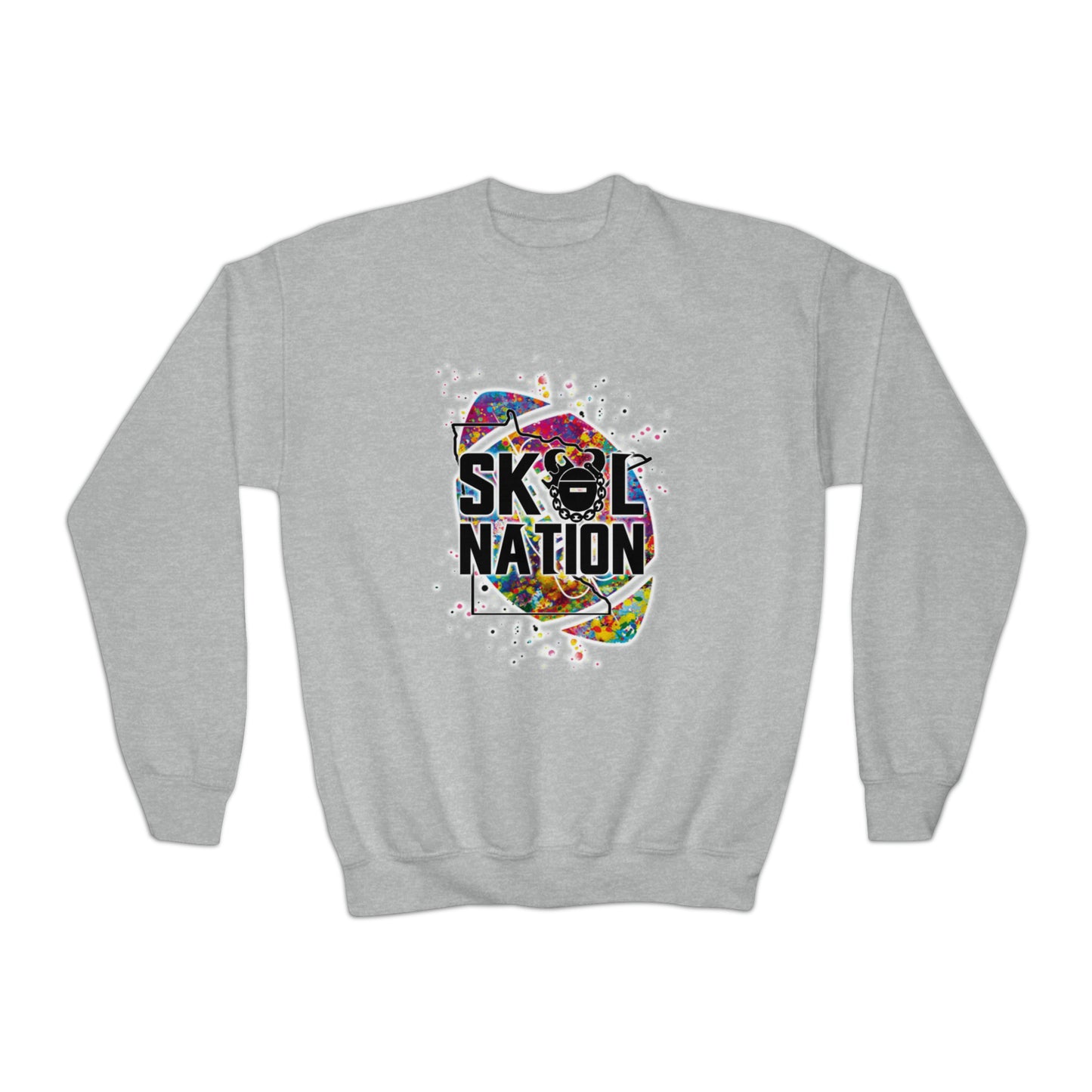 Youth Crewneck - MN Nation (Color Blast)
