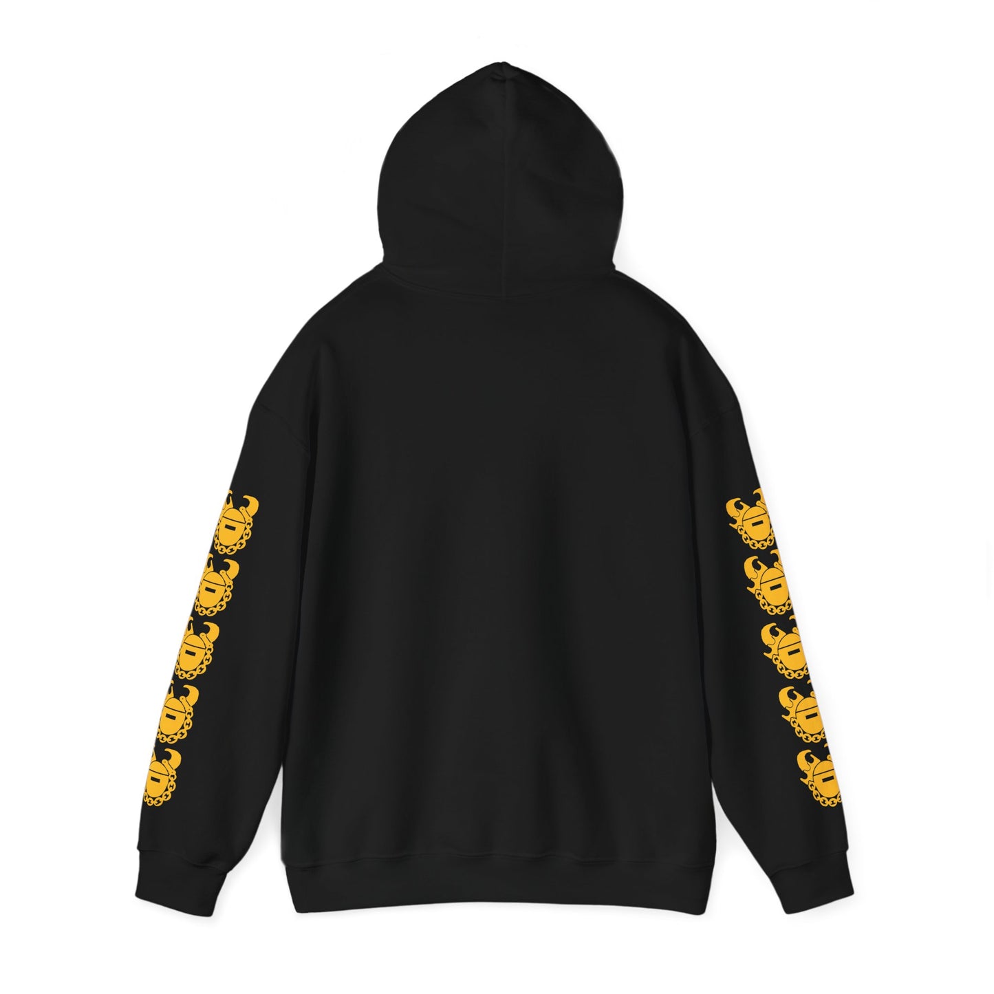 Unisex Heavy Blend™ Hooded Sweatshirt - & BEER + Game Day Helmet (Sleeves)