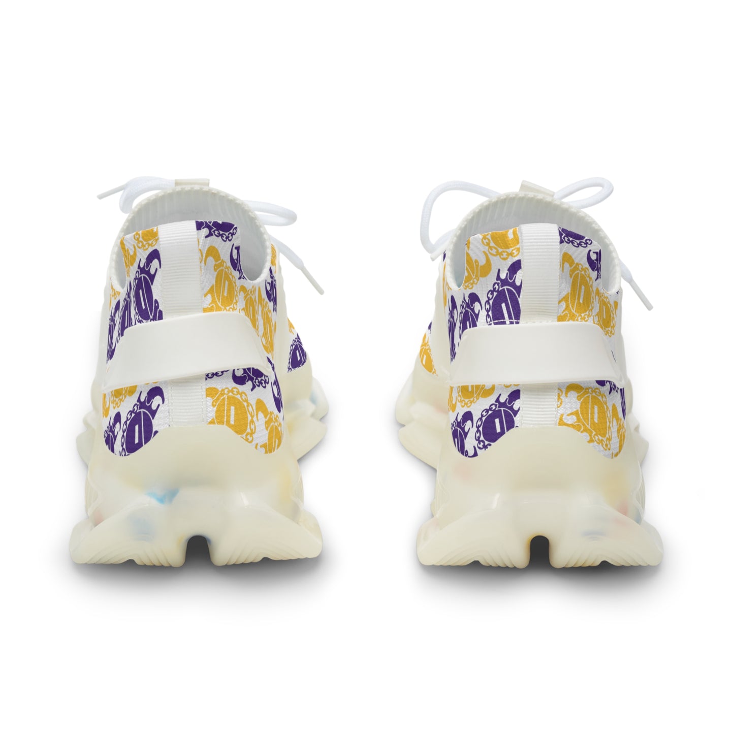 Men's Mesh Sneakers - Purple & Gold Helmets