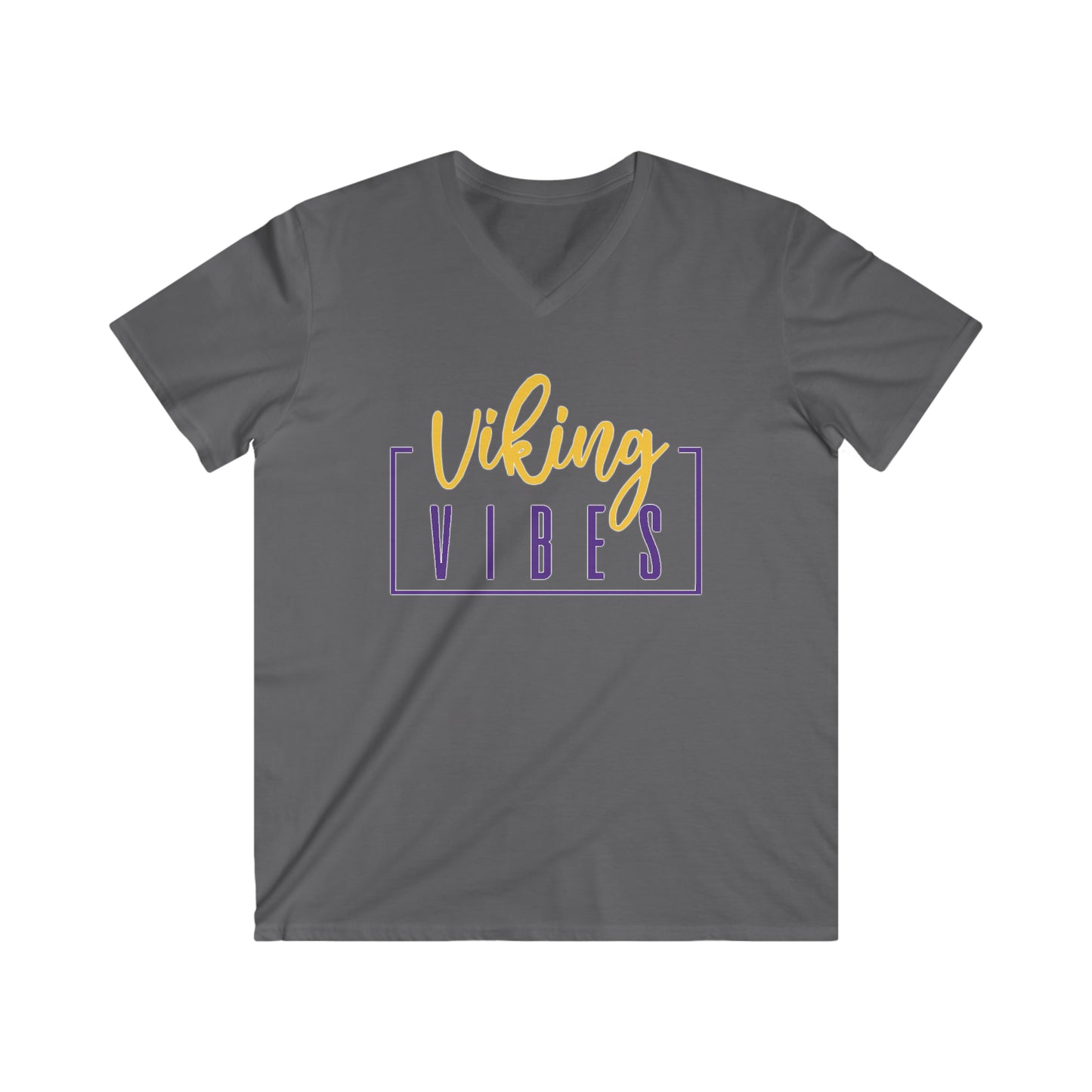 Men's Fitted V-Neck Short Sleeve - Vibes