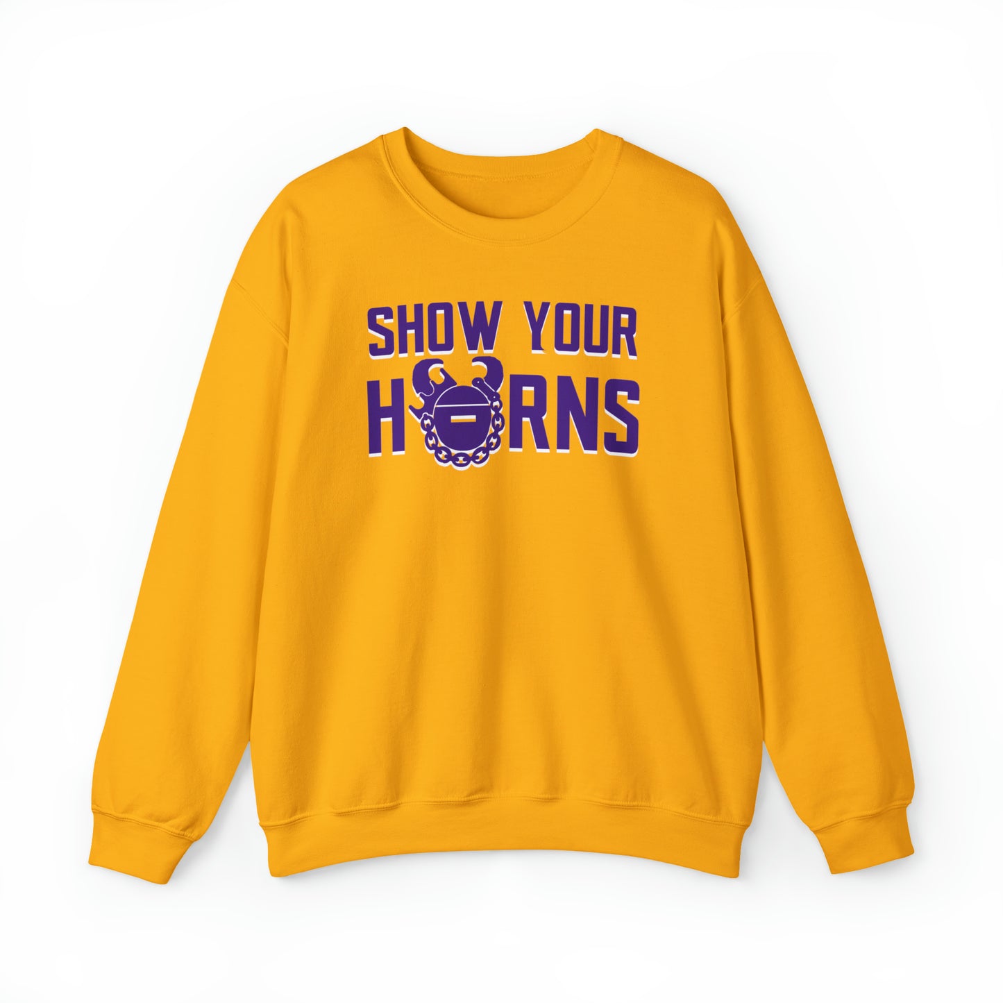 Unisex Heavy Blend™ Crewneck - Show Your Horns