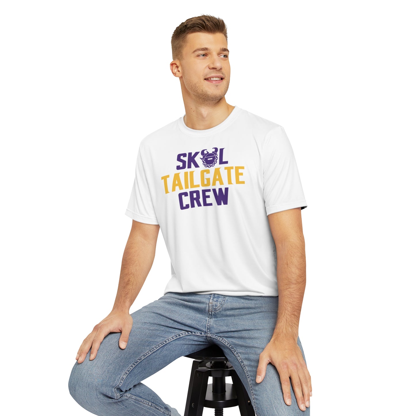 Men's Polyester Tee - Tailgate Crew