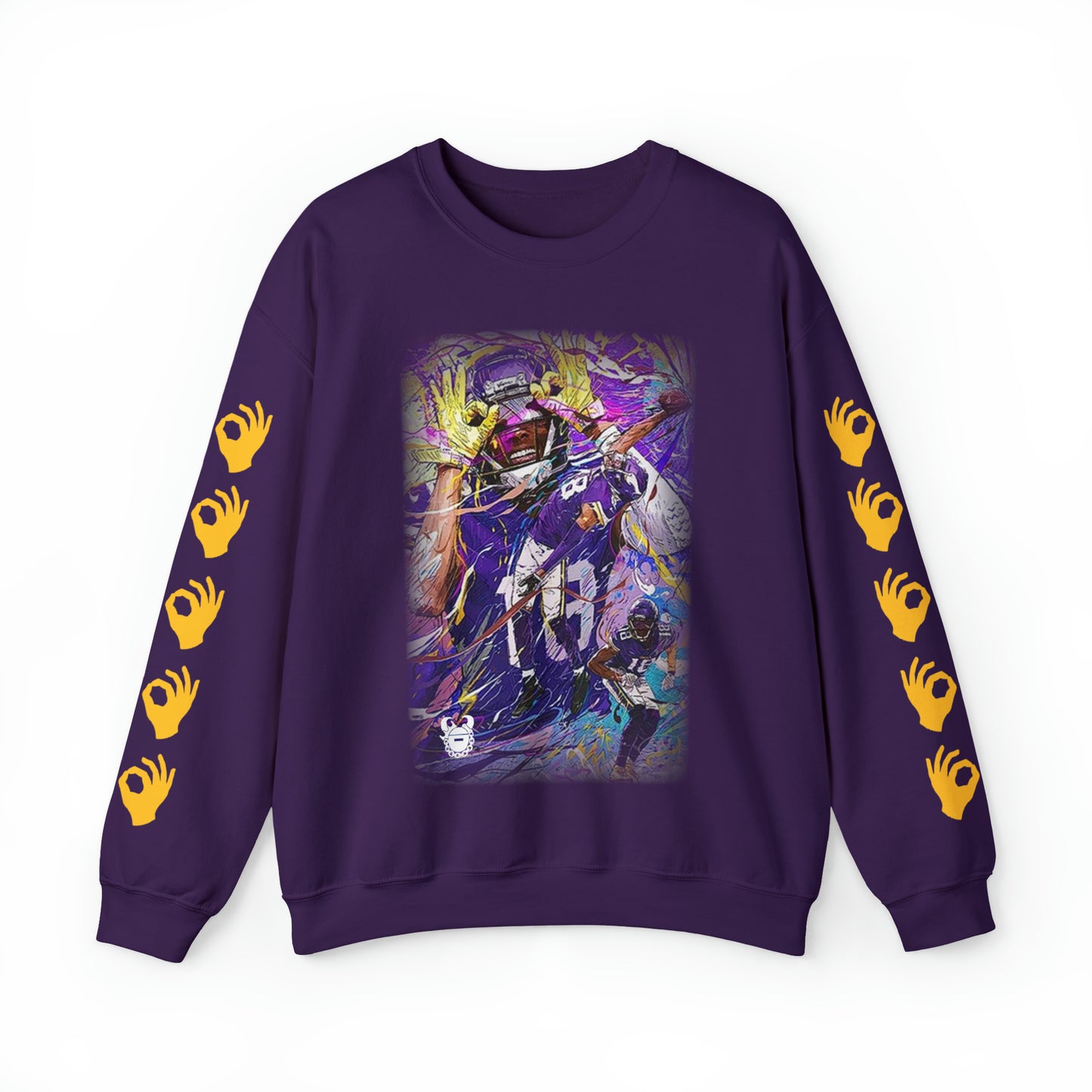 Unisex Heavy Blend™ Crewneck - Griddy Dance + Hands (Sleeves)