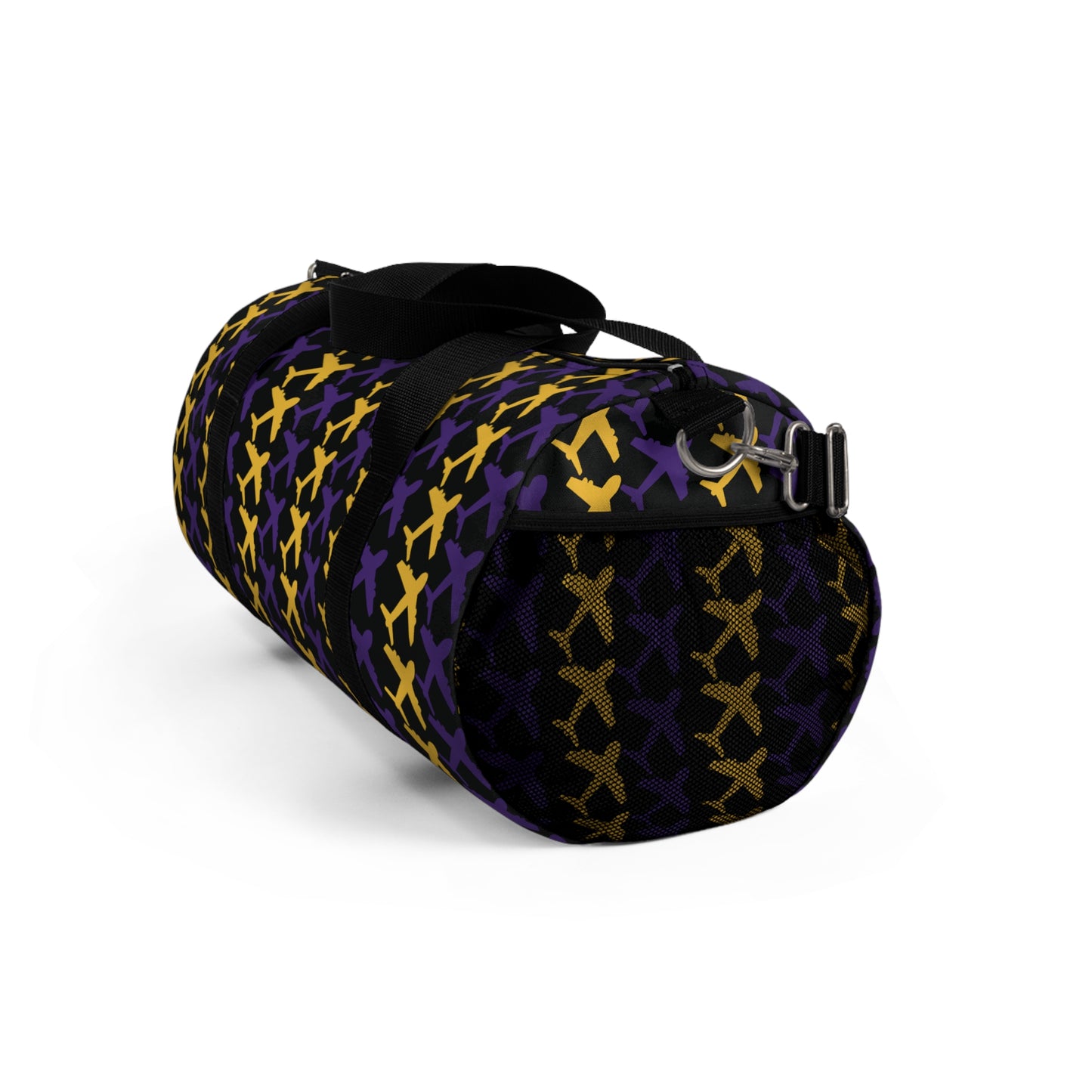 Duffel Bag - Jet Planes, Black - Jersey #18
