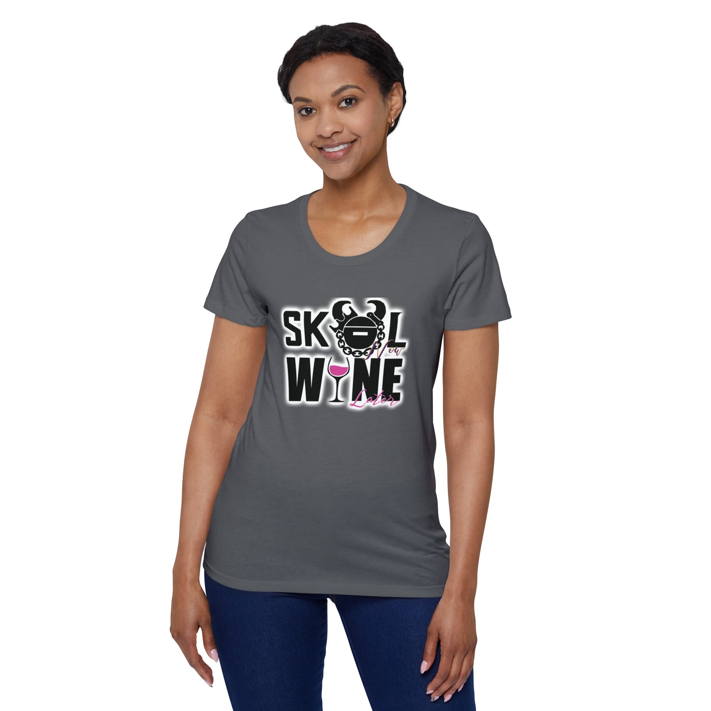 Women's Organic T - WINE later