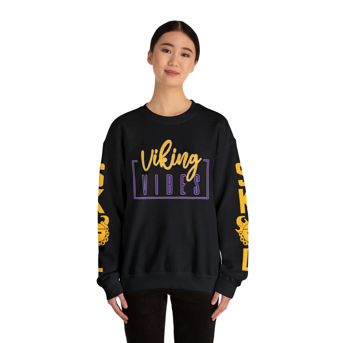 Unisex Heavy Blend™ Crewneck - Vibes + The Original (Sleeves)