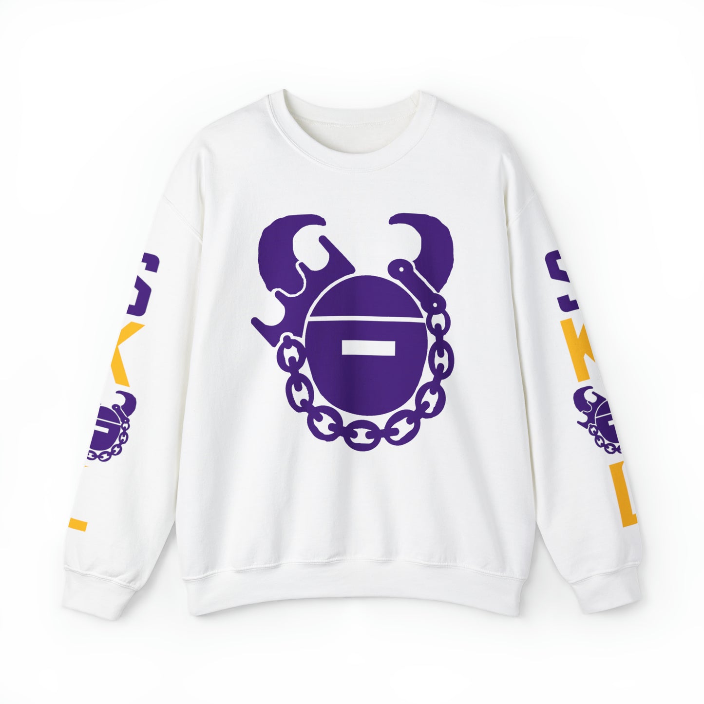 Unisex Heavy Blend™ Crewneck - Game Day Helmet + The Original (Sleeves)