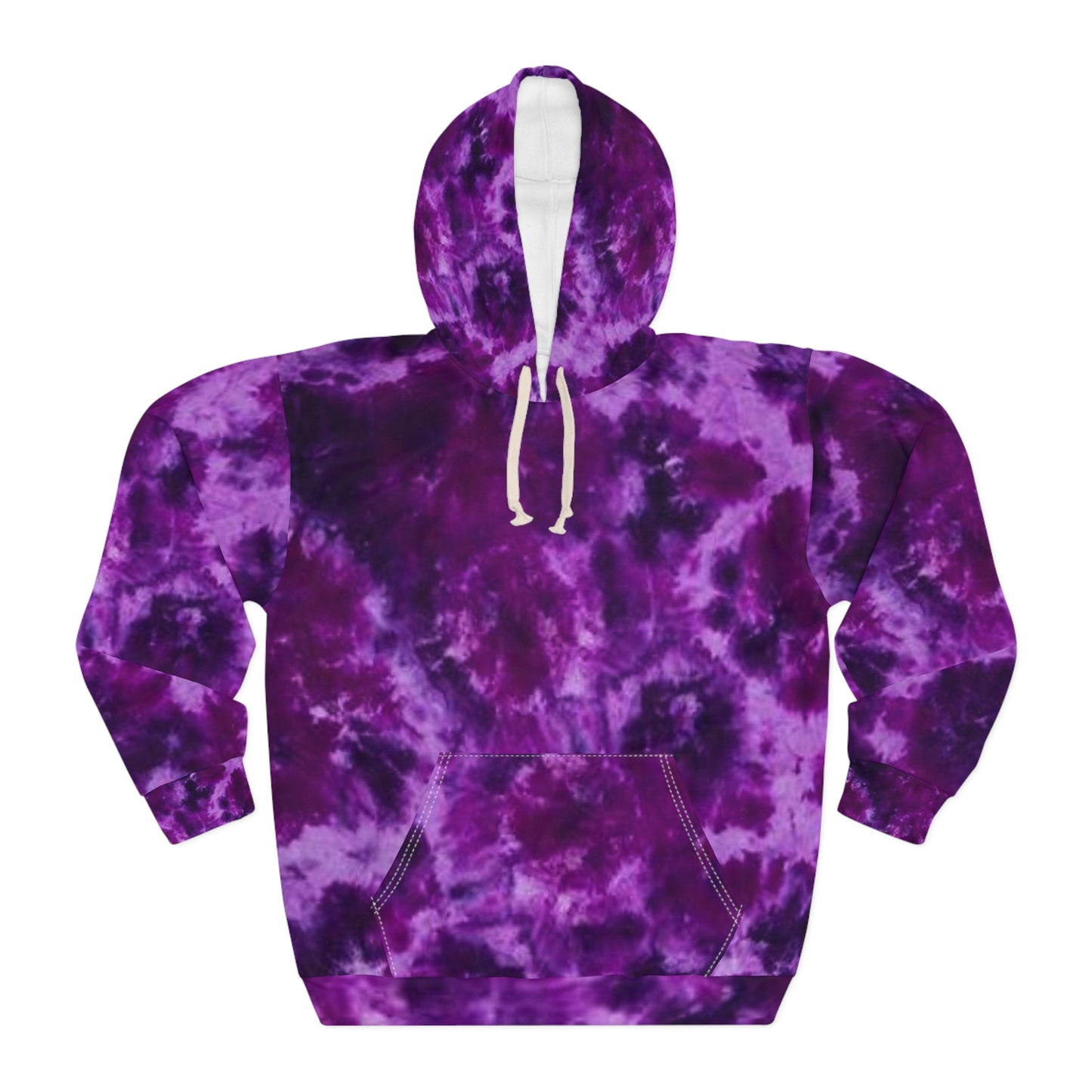 Unisex Pullover Hoodie - Purple Tie-Dye - The Original