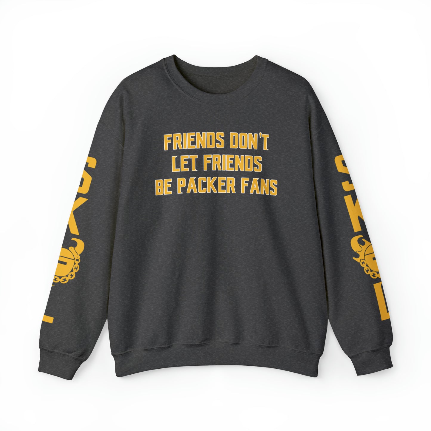 Unisex Heavy Blend™ Crewneck - Friends Don't Let Friends + The Original (Sleeves)