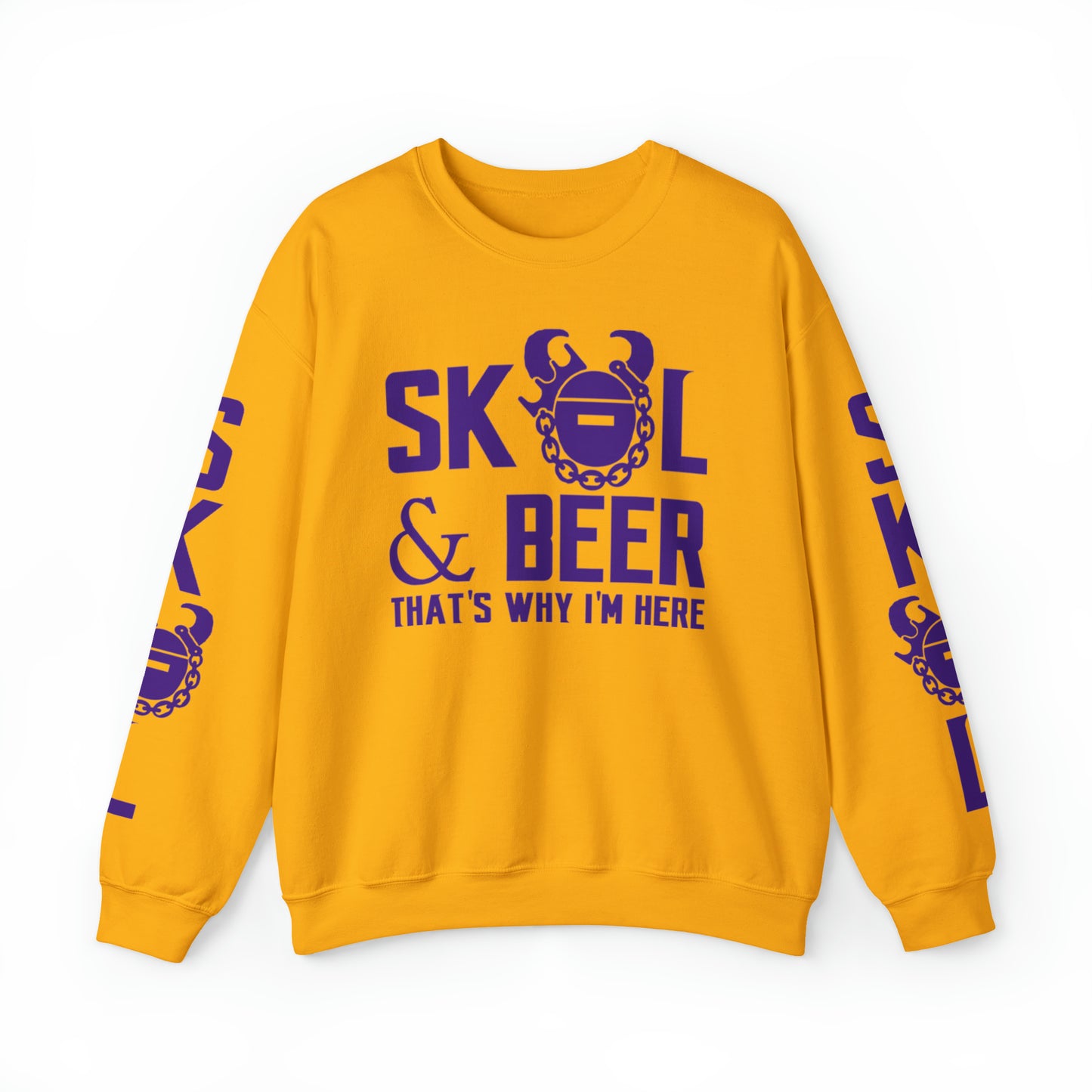 Unisex Heavy Blend™ Crewneck - & BEER + The Original (Sleeves)