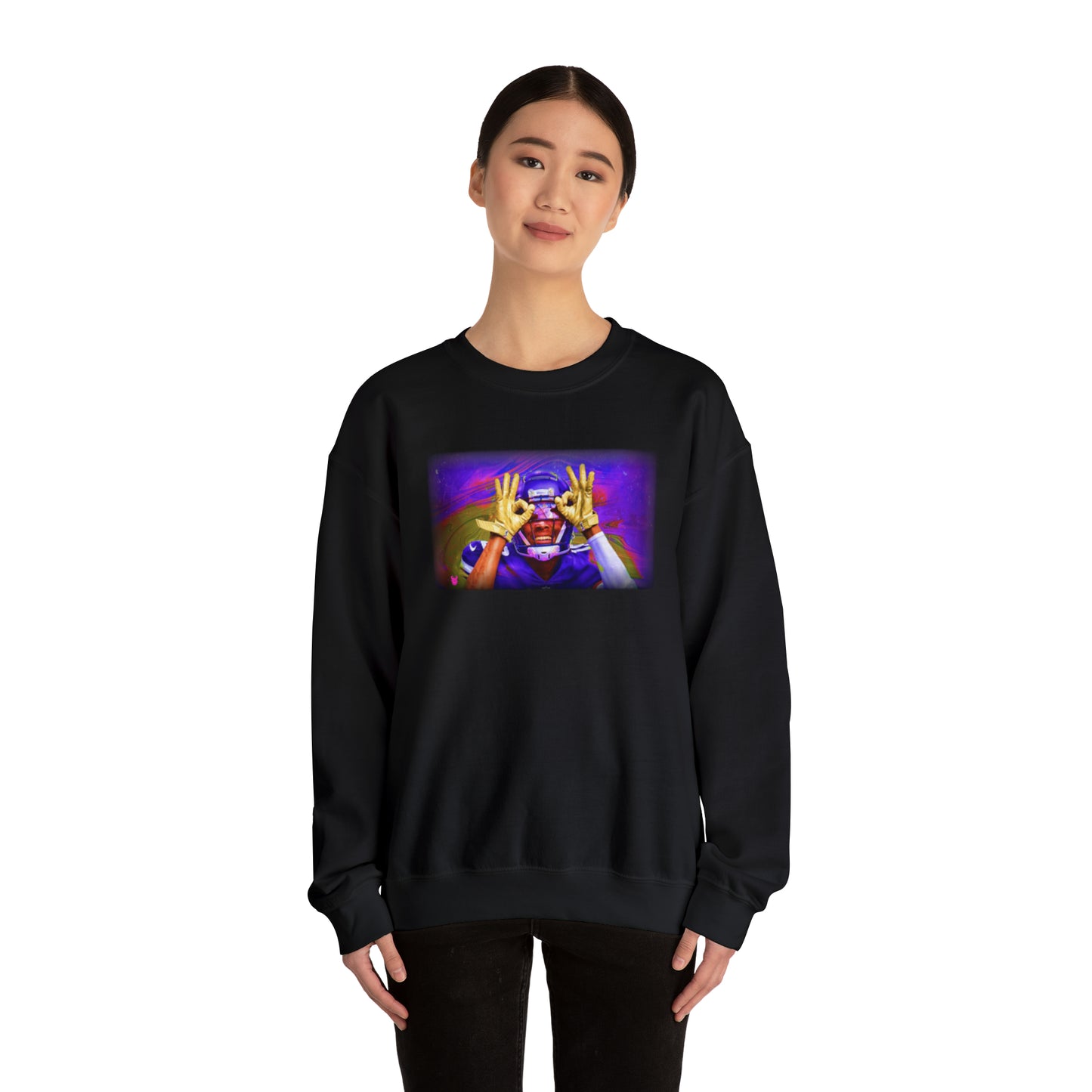 Unisex Heavy Blend™ Crewneck - Griddy (Color Blast)