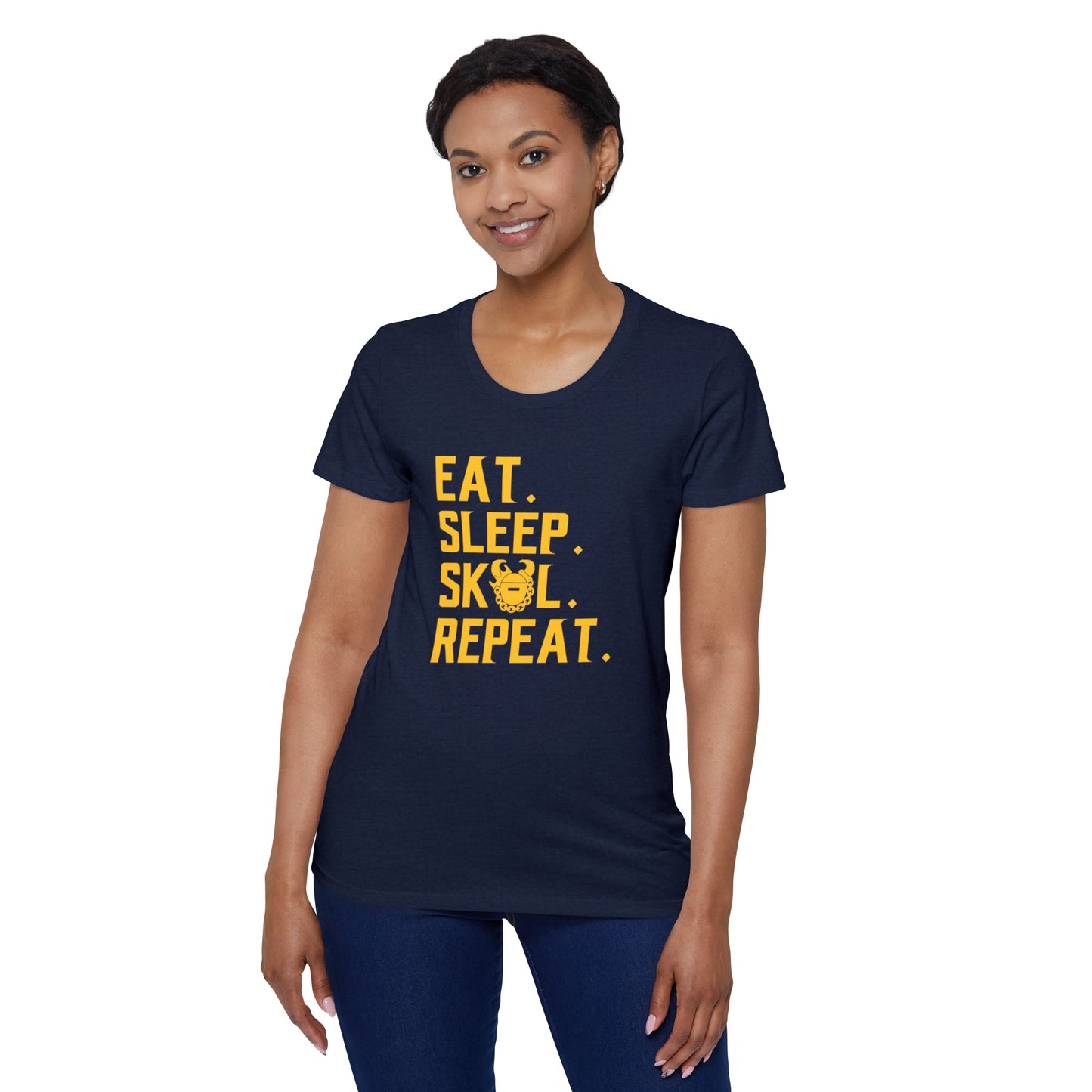 Women's Organic T - Eat. Sleep. Repeat.