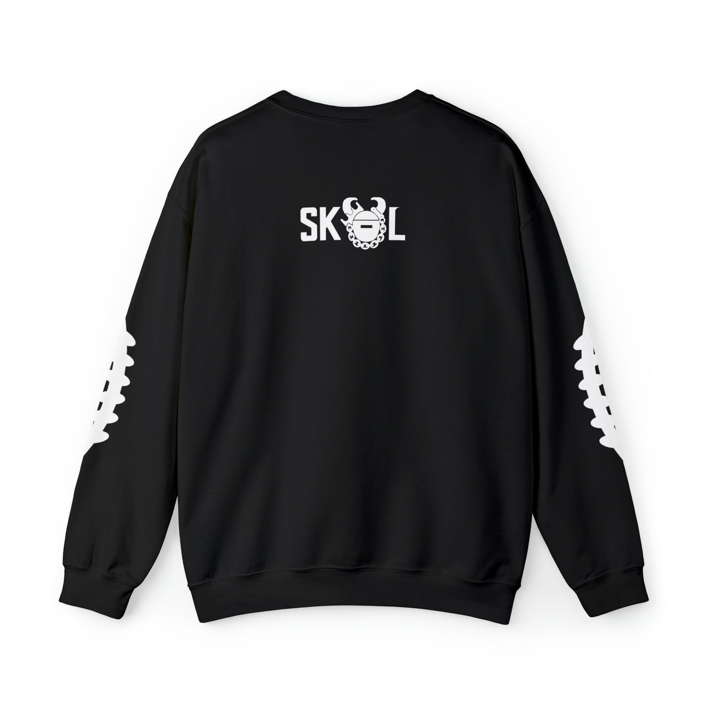 Unisex Heavy Blend™ Crewneck - Sunday FUNday + Laces (Sleeves)