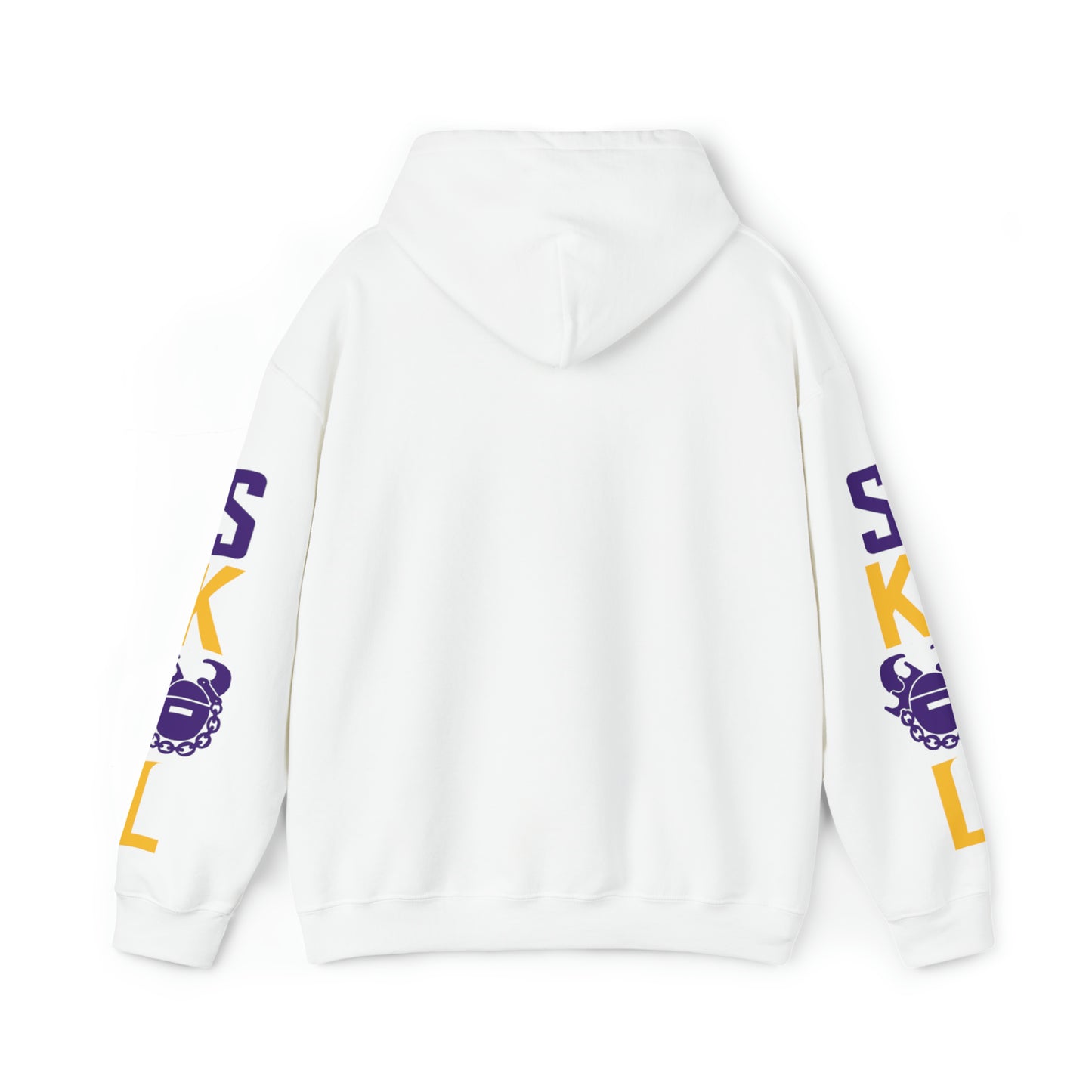 Unisex Heavy Blend™ Hooded Sweatshirt - Get OUTTA Here + Original (Sleeves)