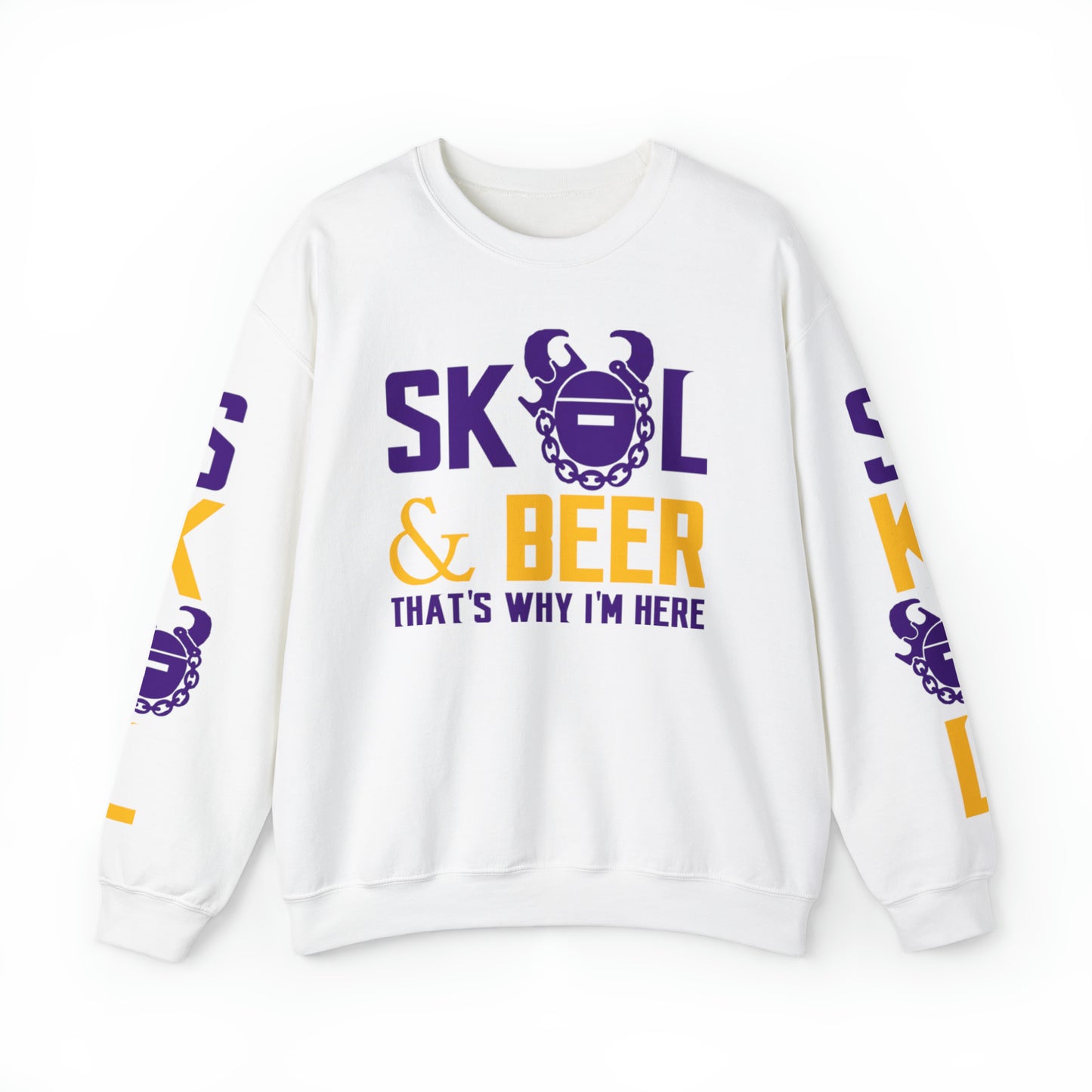 Unisex Heavy Blend™ Crewneck - & BEER + The Original (Sleeves)