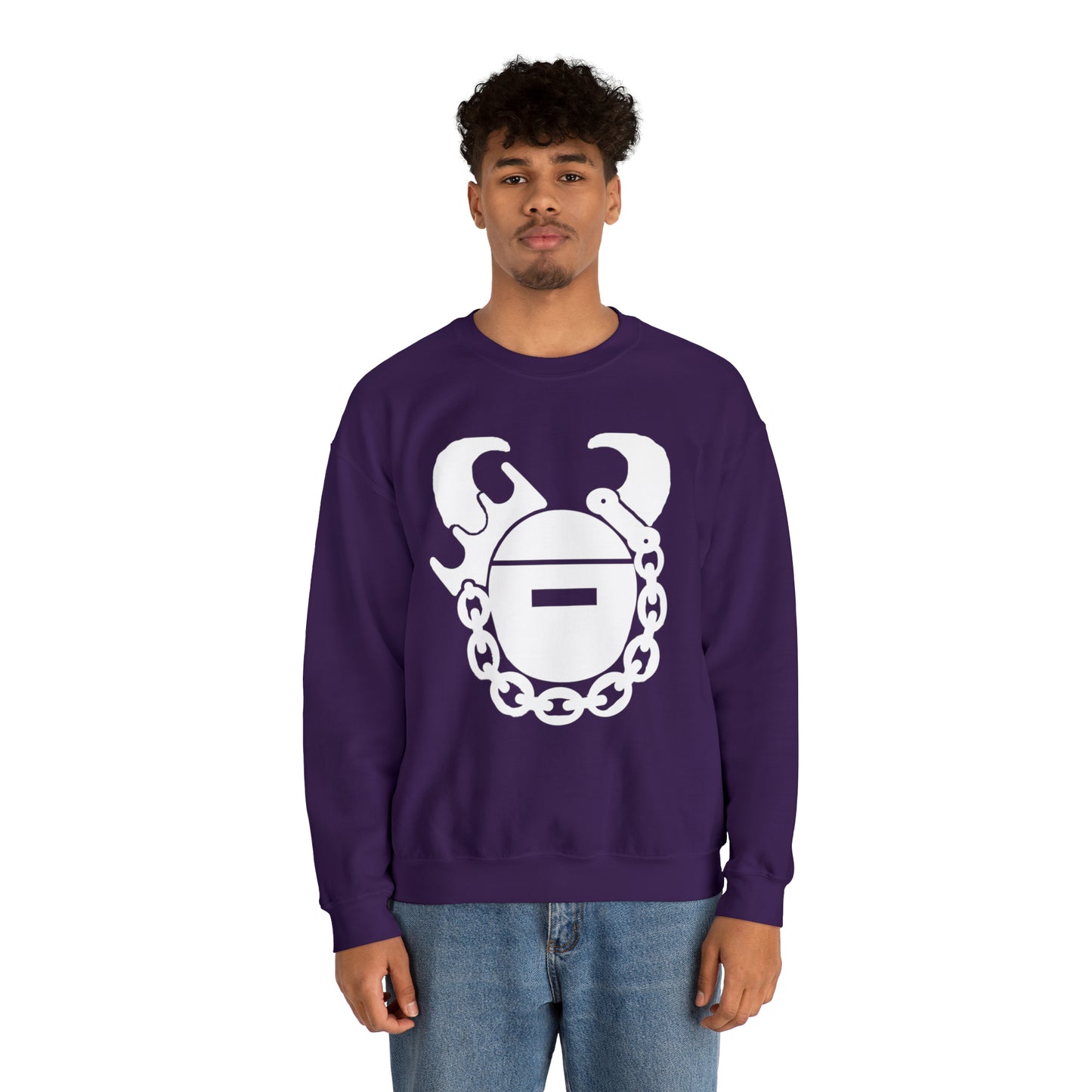 Unisex Heavy Blend™ Crewneck - Game Day Helmet