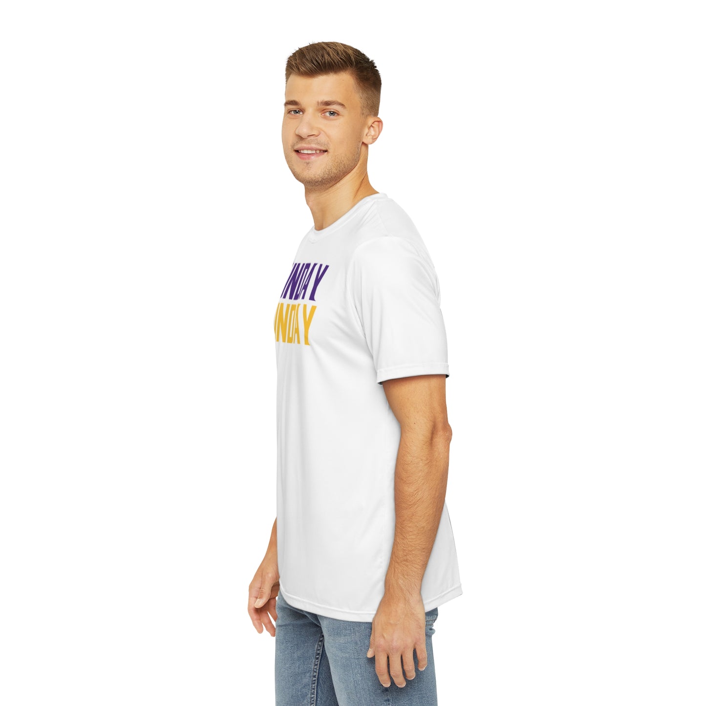 Men's Polyester Tee - SUNDAY FUNDAY