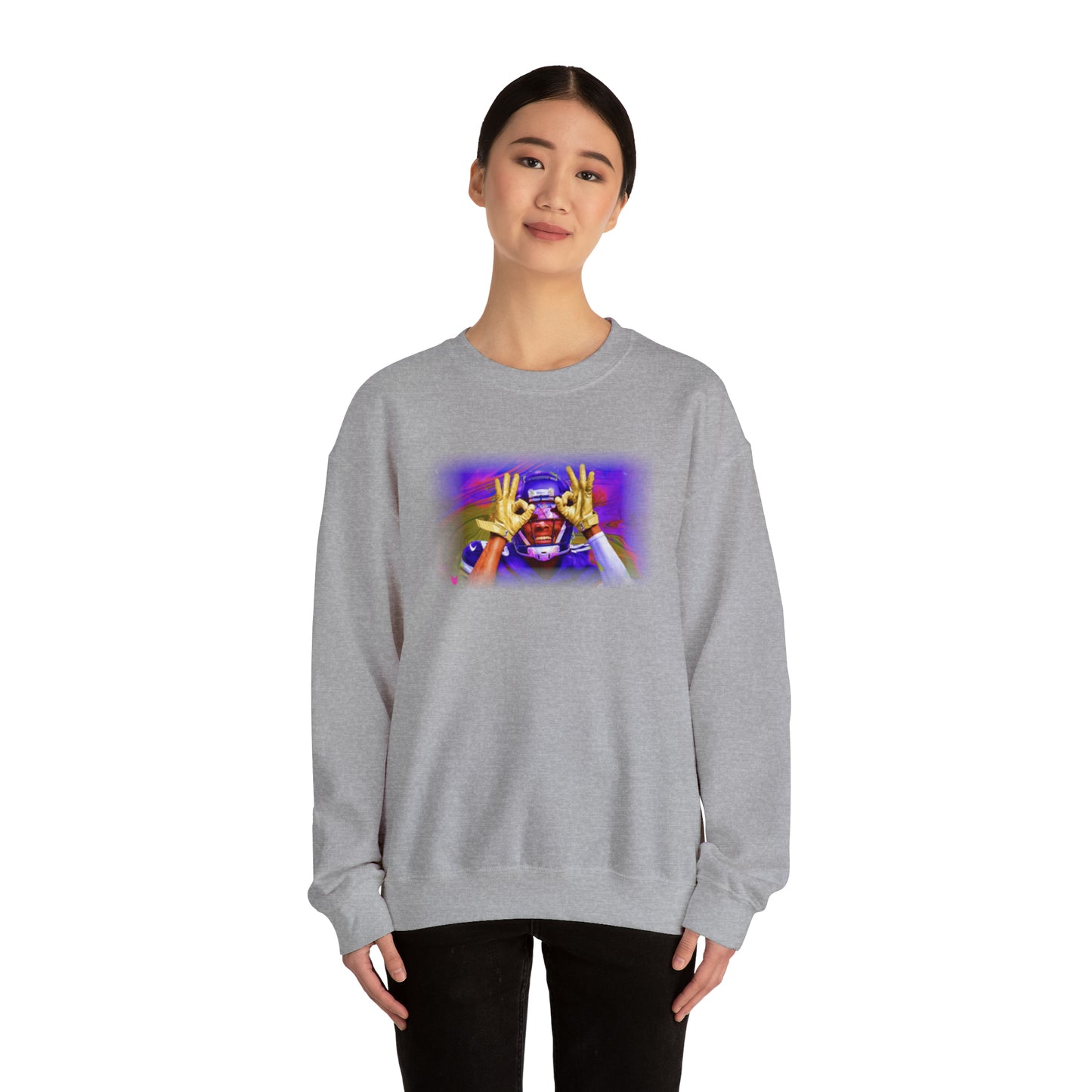 Unisex Heavy Blend™ Crewneck - Griddy (Color Blast)