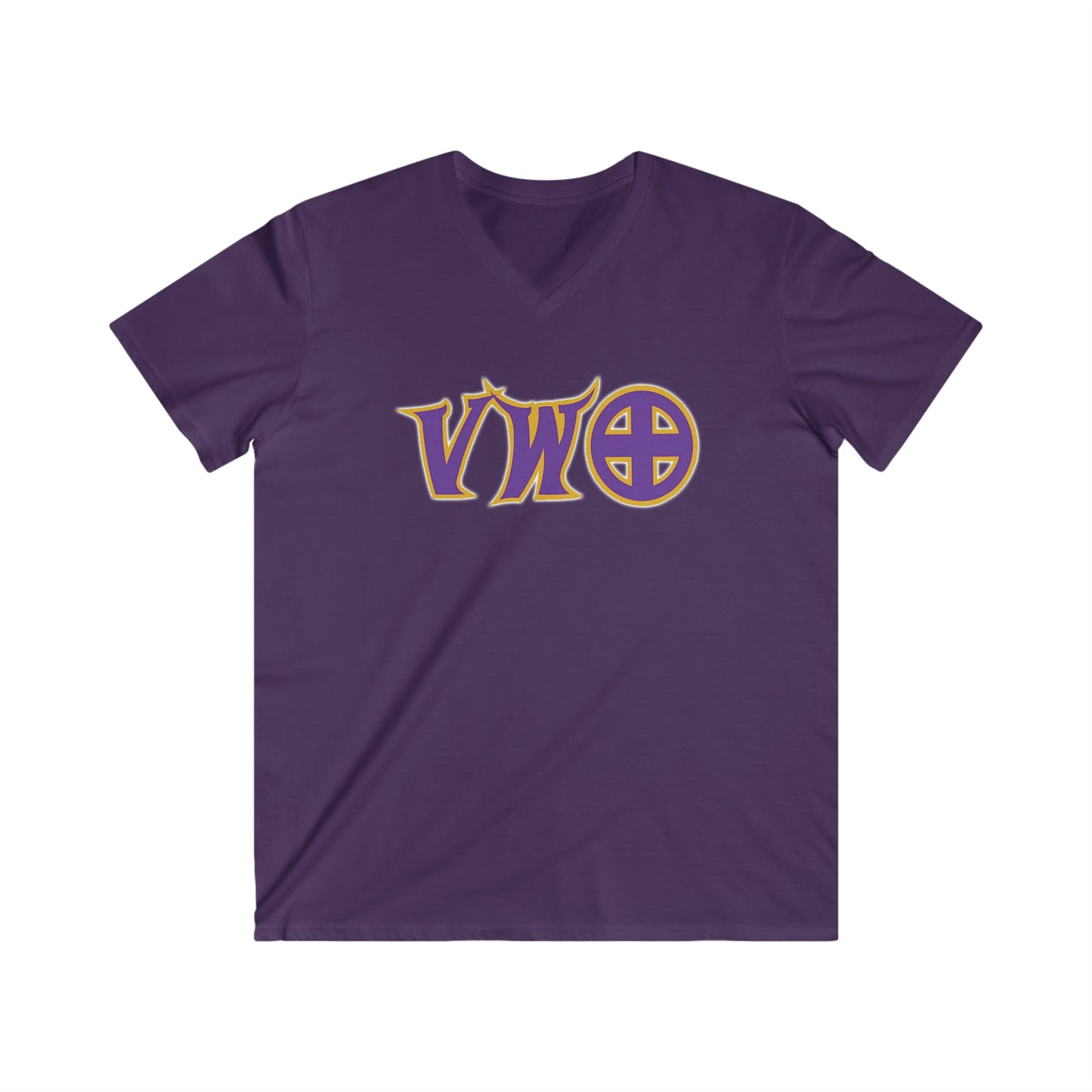 Men's Fitted V-Neck Short Sleeve - V-W-O