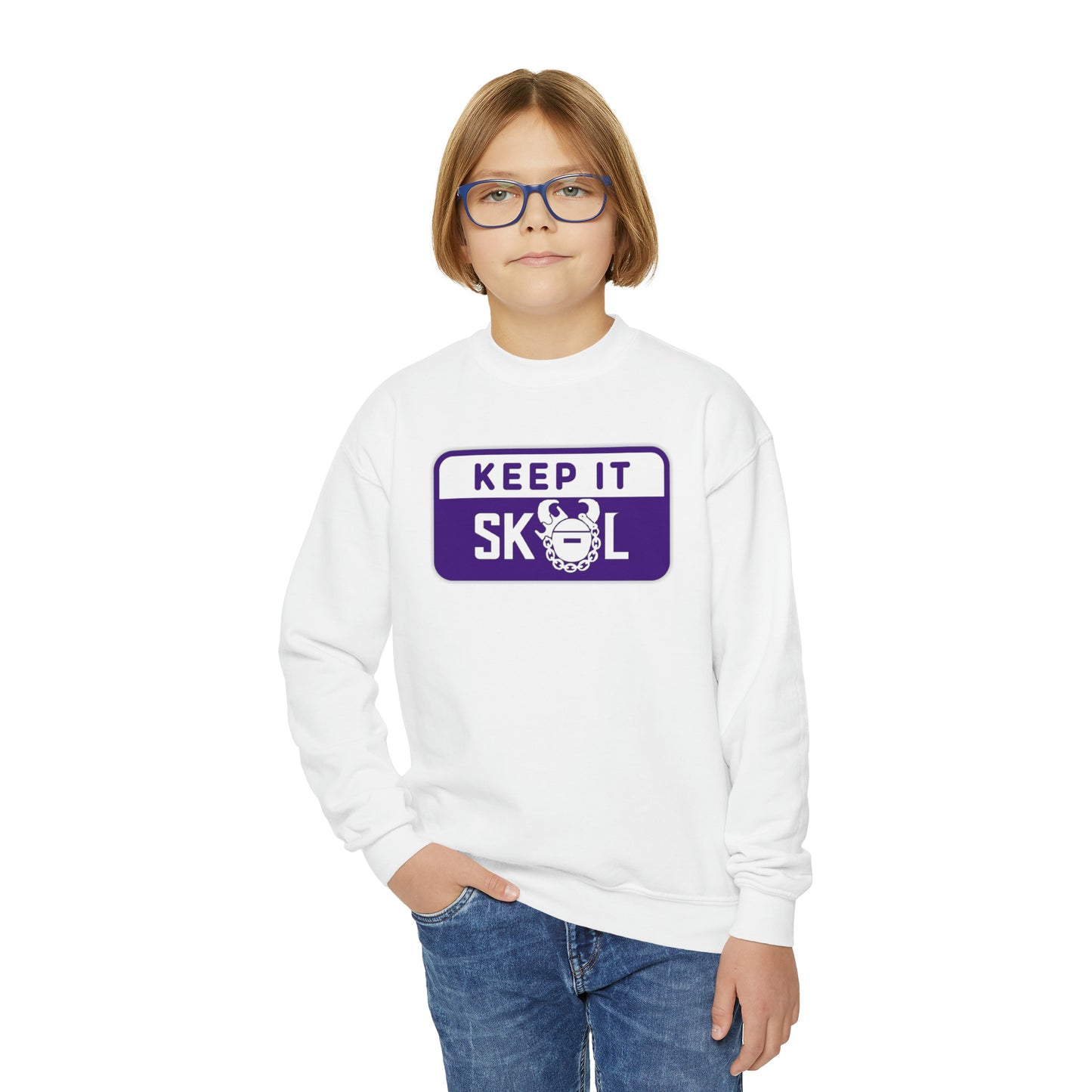 Youth Crewneck - Keep it Simple (Framed)