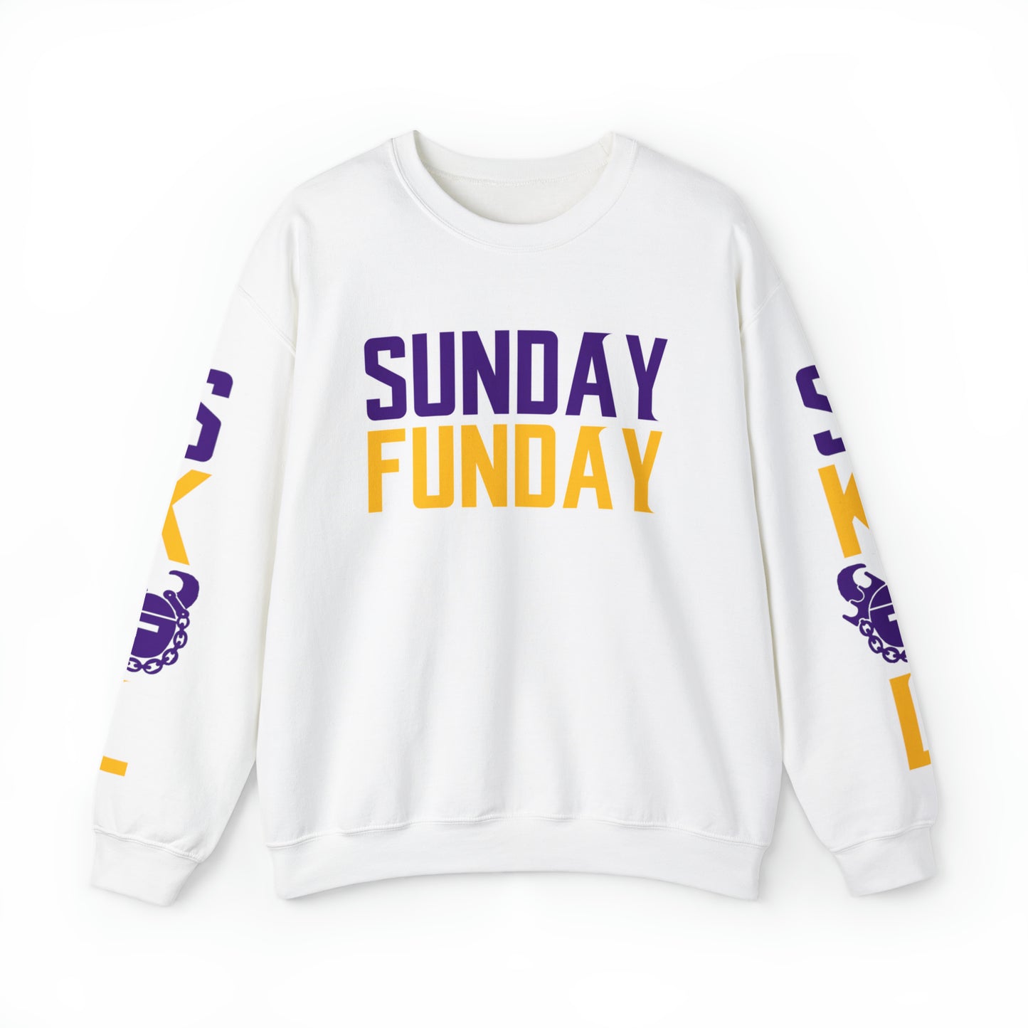 Unisex Heavy Blend™ Crewneck - SUNDAY FUNDAY + The Original (Sleeves)