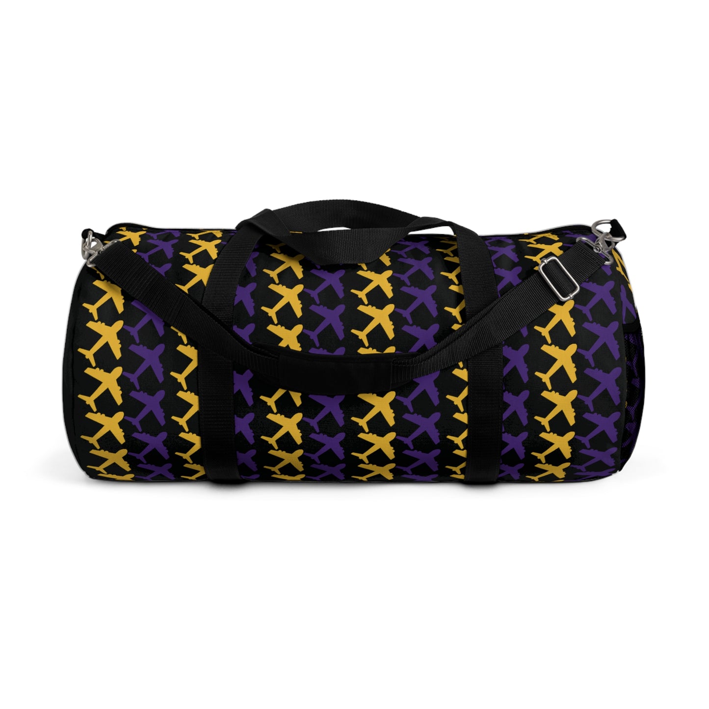 Duffel Bag - Jet Planes, Black - Jersey #18