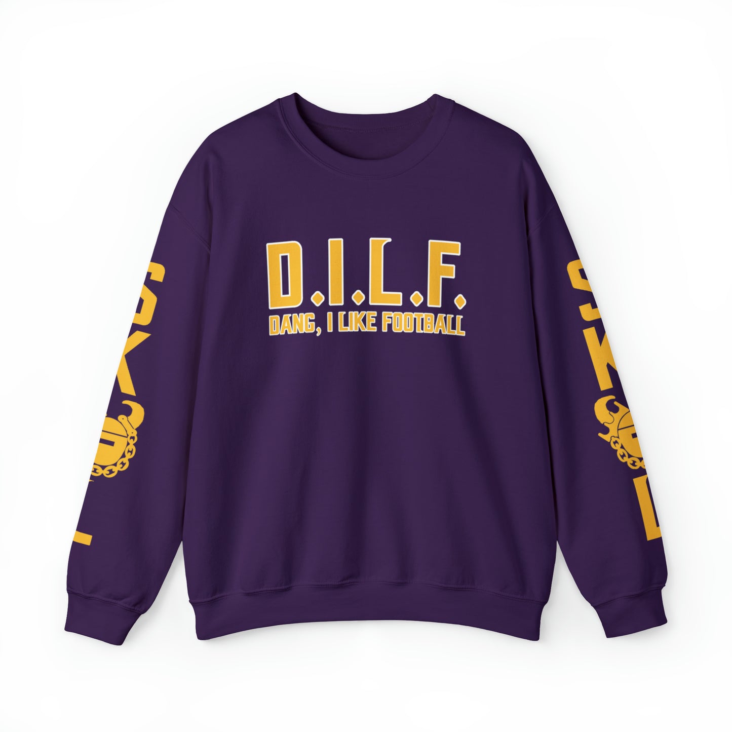 Unisex Heavy Blend™ Crewneck - D.I.L.F. + The Original (Sleeves)