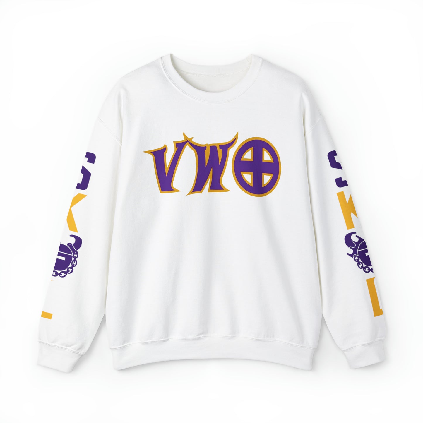 Unisex Heavy Blend™ Crewneck - V-W-O + The Original (Sleeves)
