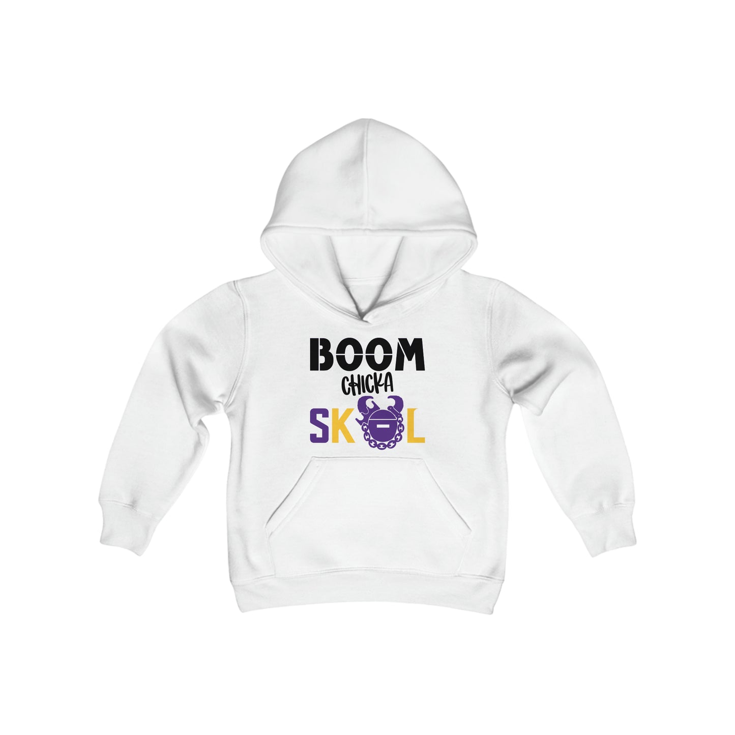 Youth Heavy Blend Hoodie - BOOM chicka