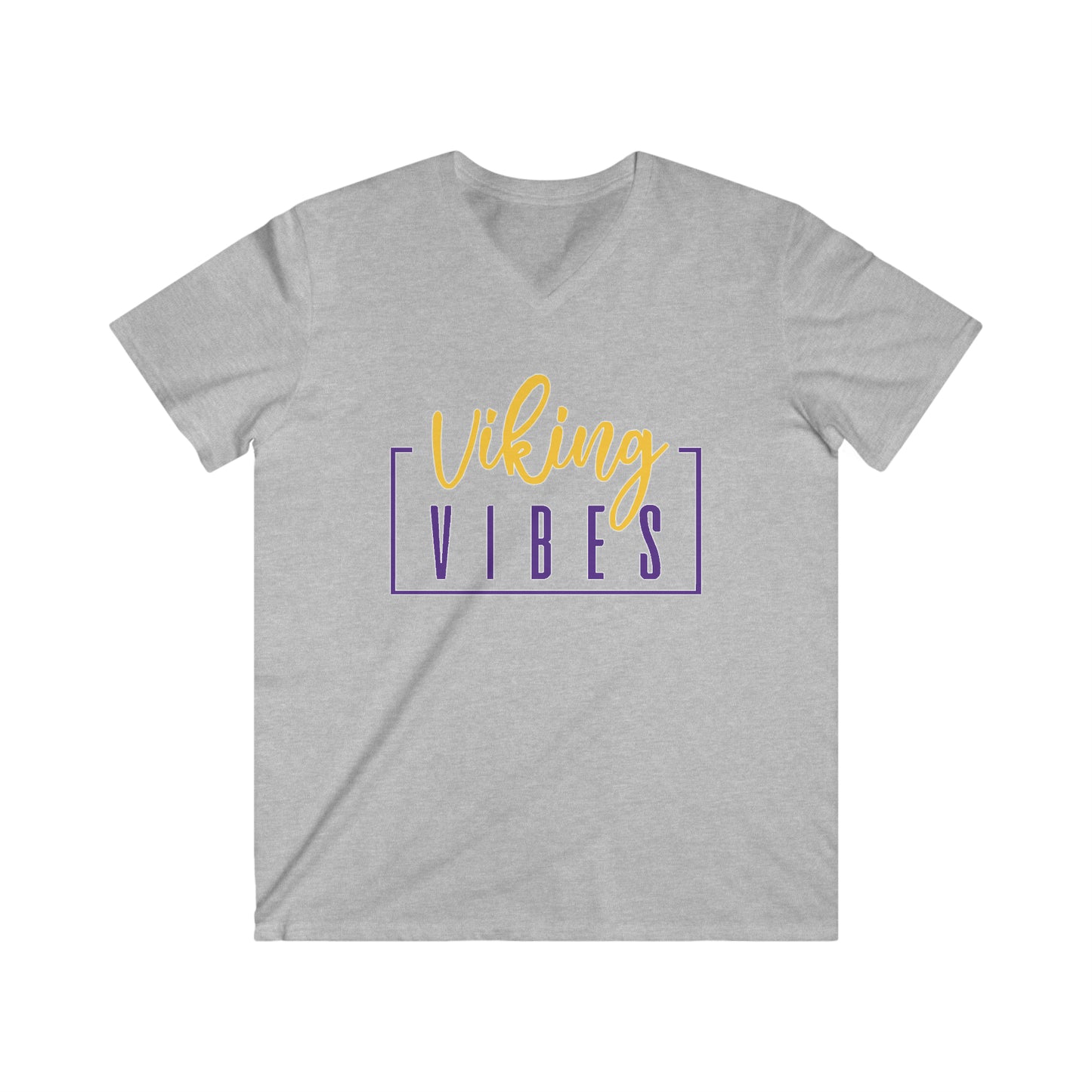 Men's Fitted V-Neck Short Sleeve - Vibes