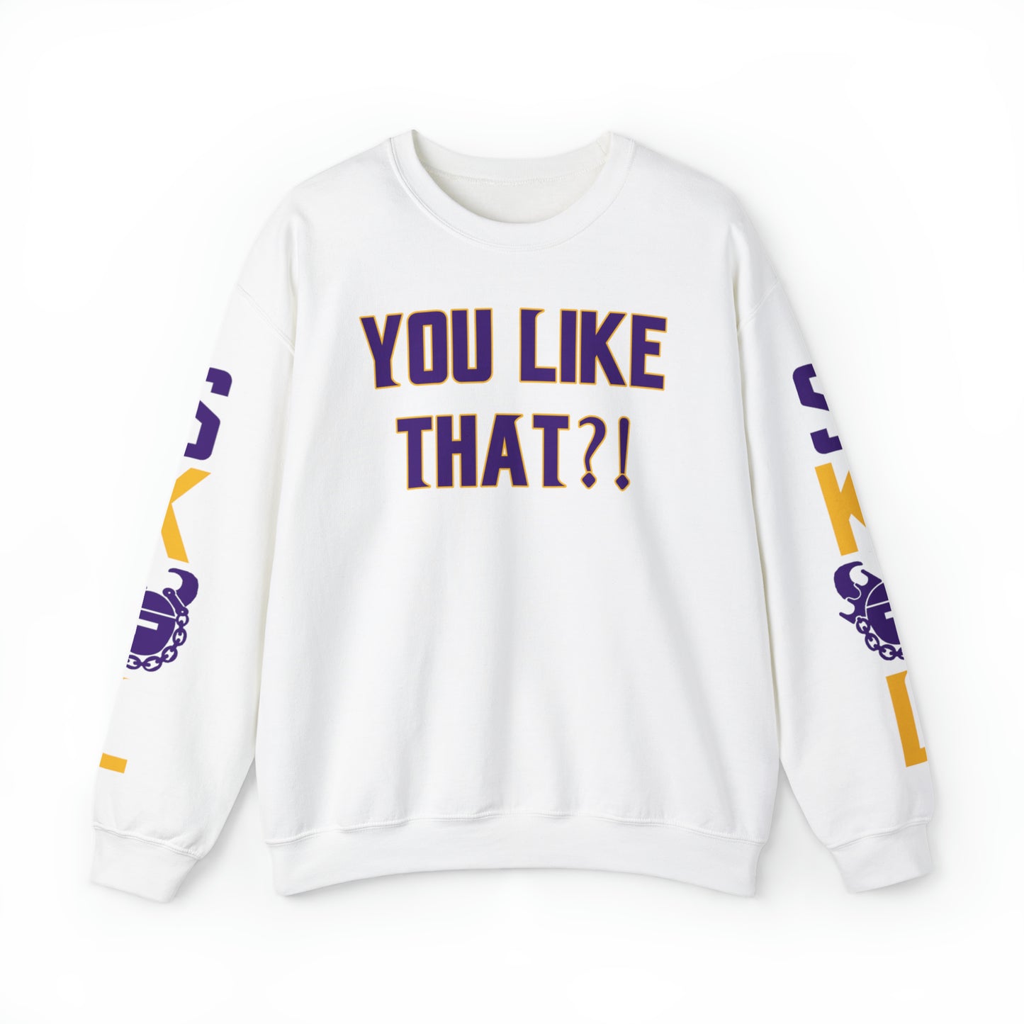 Unisex Heavy Blend™ Crewneck - YOU LIKE THAT?! + The Original (Sleeves)