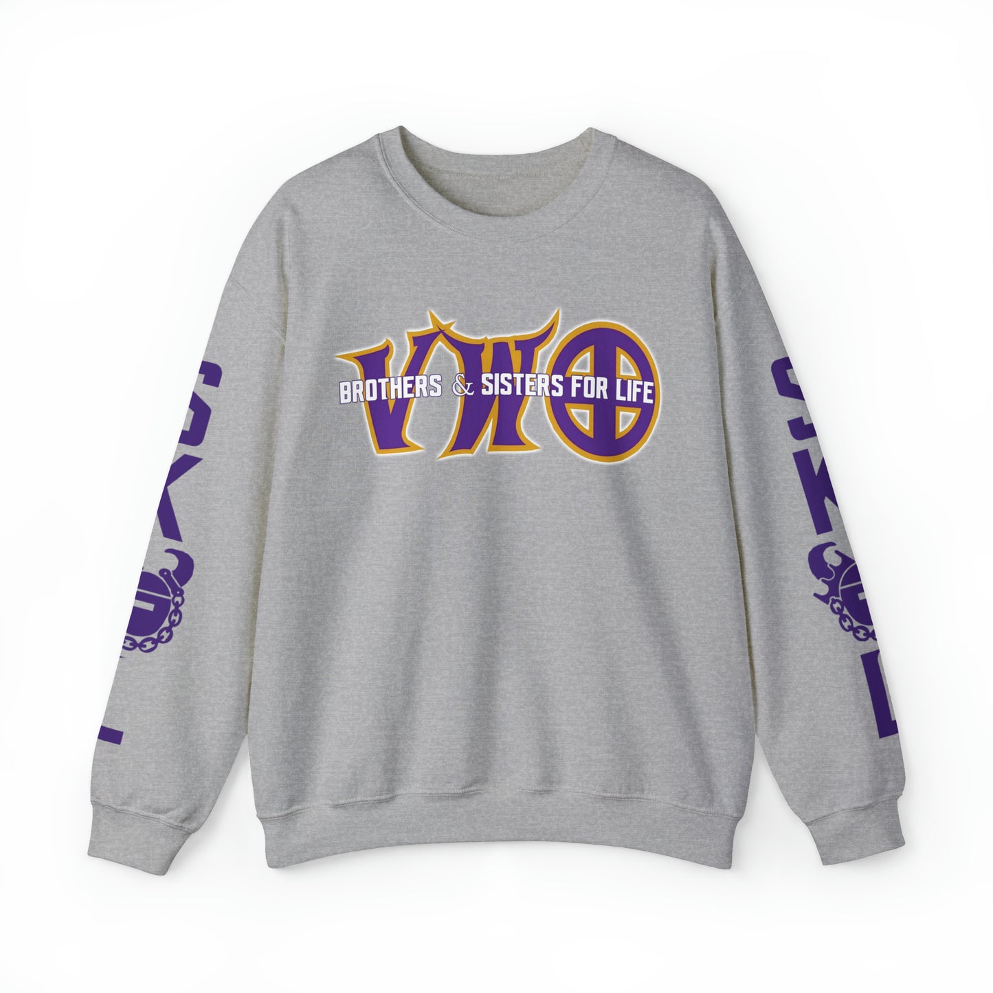Unisex Heavy Blend™ Crewneck - VWO Brothers & Sisters + The Original (Sleeves)