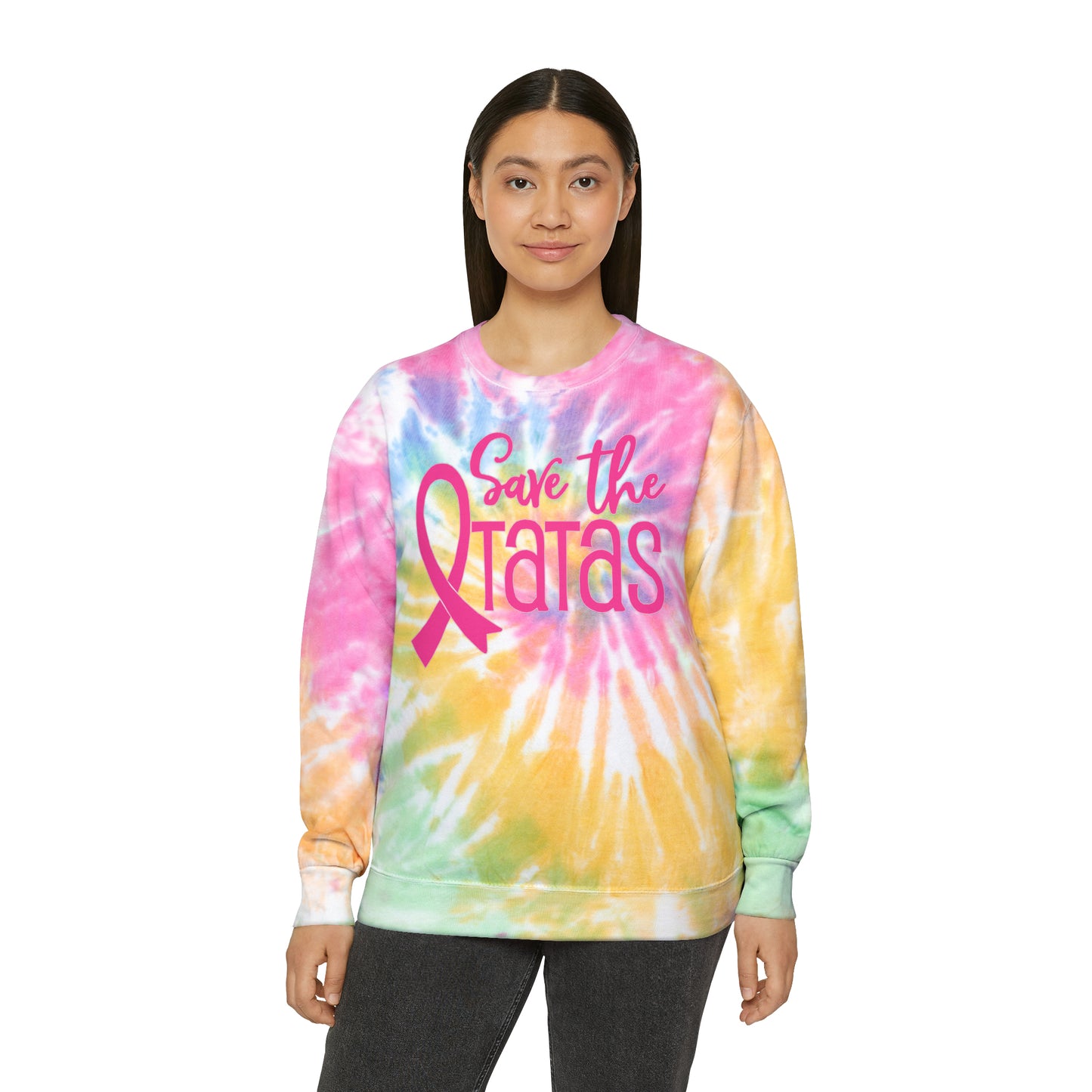 Tie-Dye Crewneck - Save the TaTas