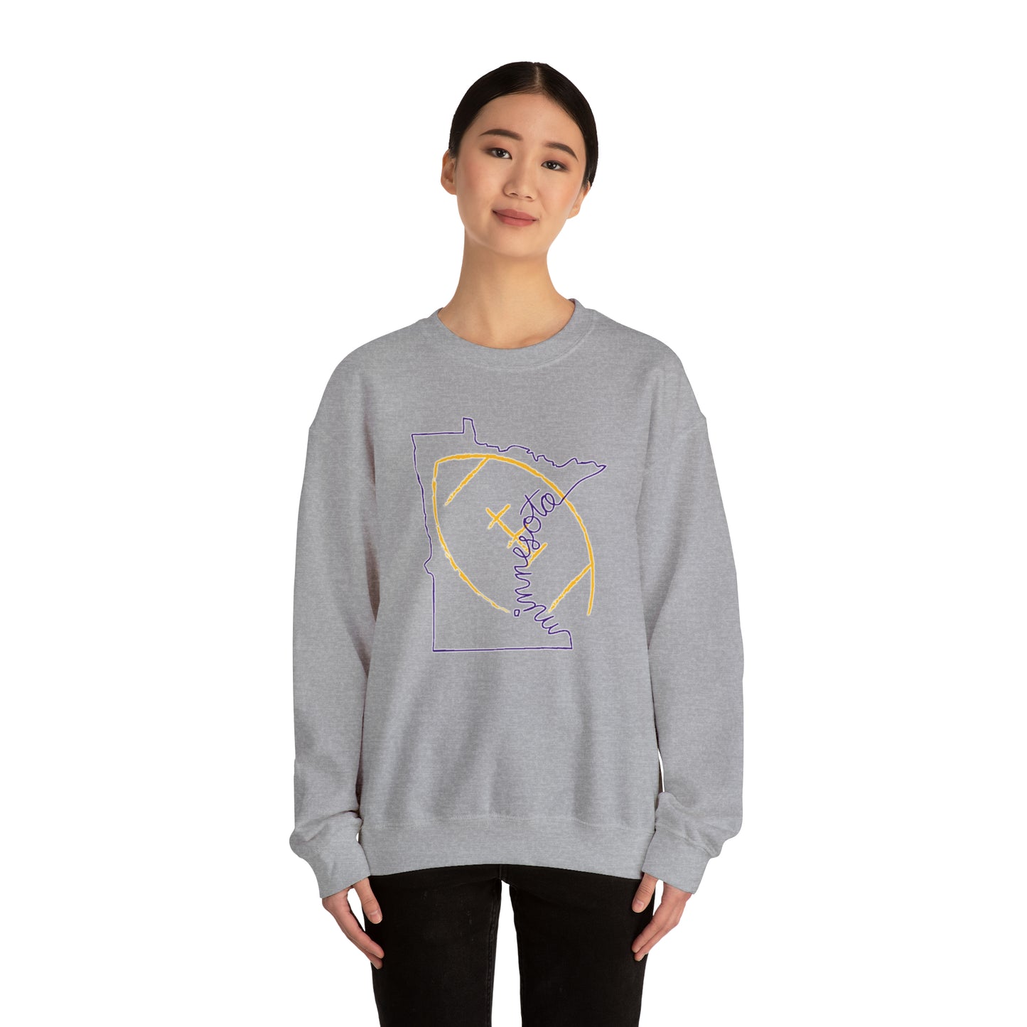 Unisex Heavy Blend™ Crewneck - MN State Football