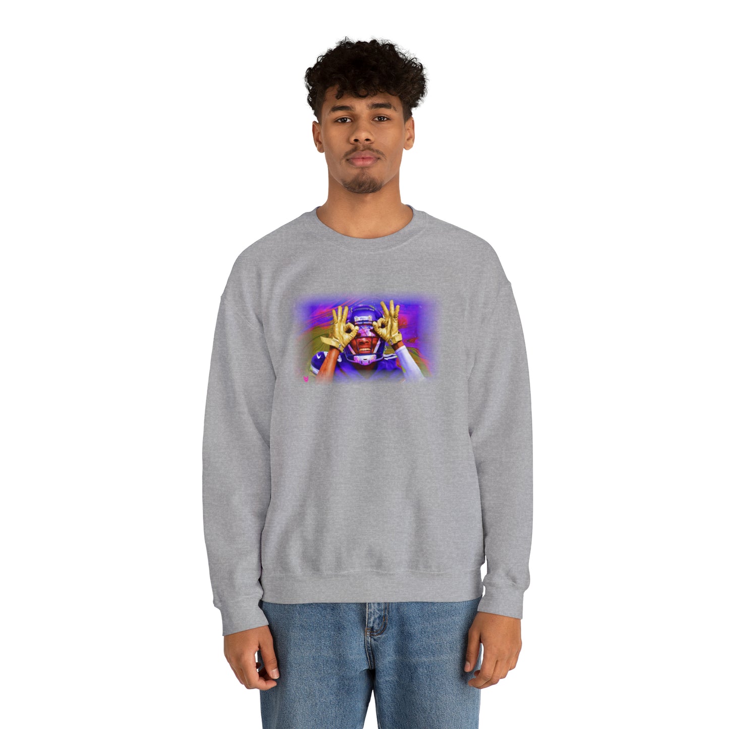 Unisex Heavy Blend™ Crewneck - Griddy (Color Blast)