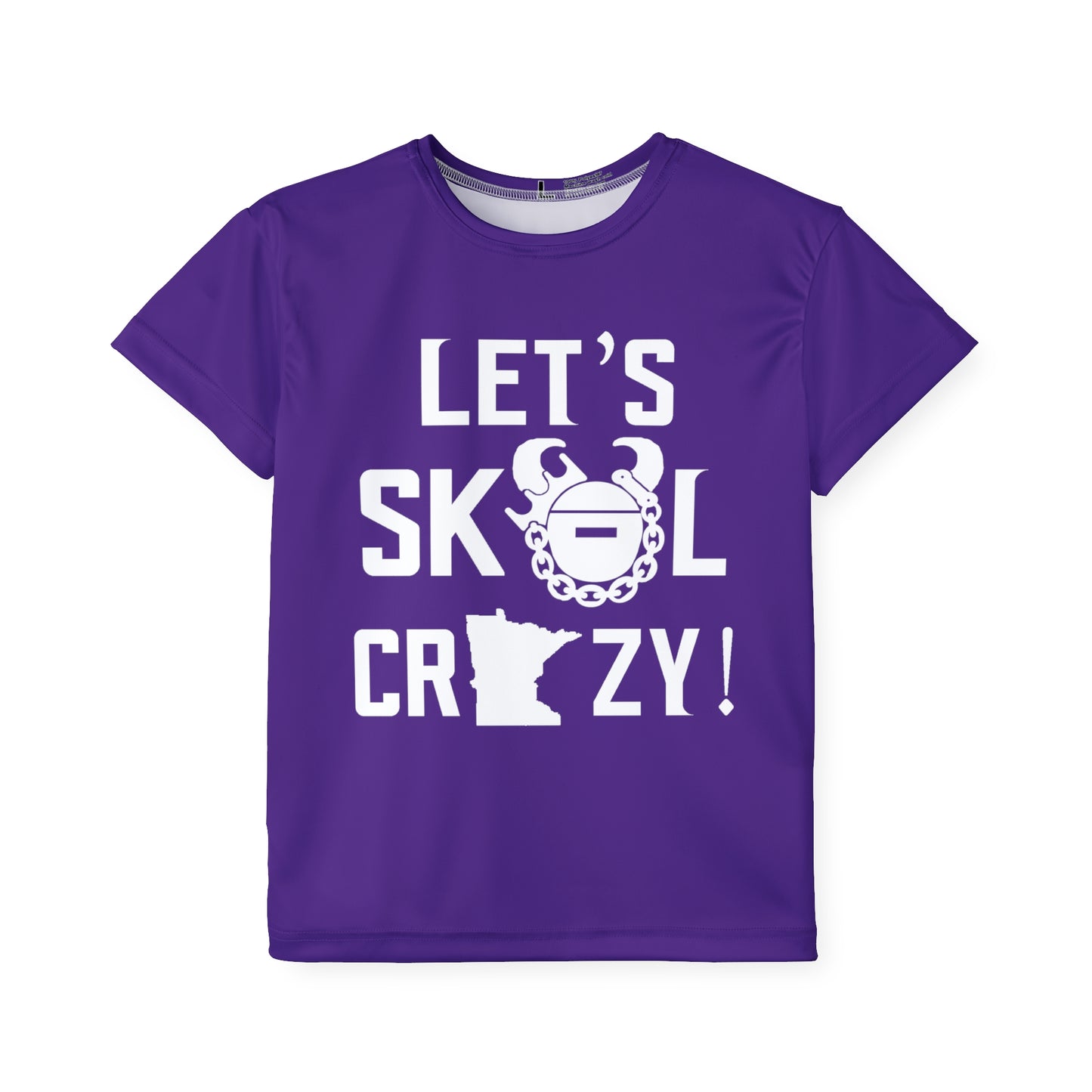 Kids Sports Jersey (Purple) - Let's go Crazy!
