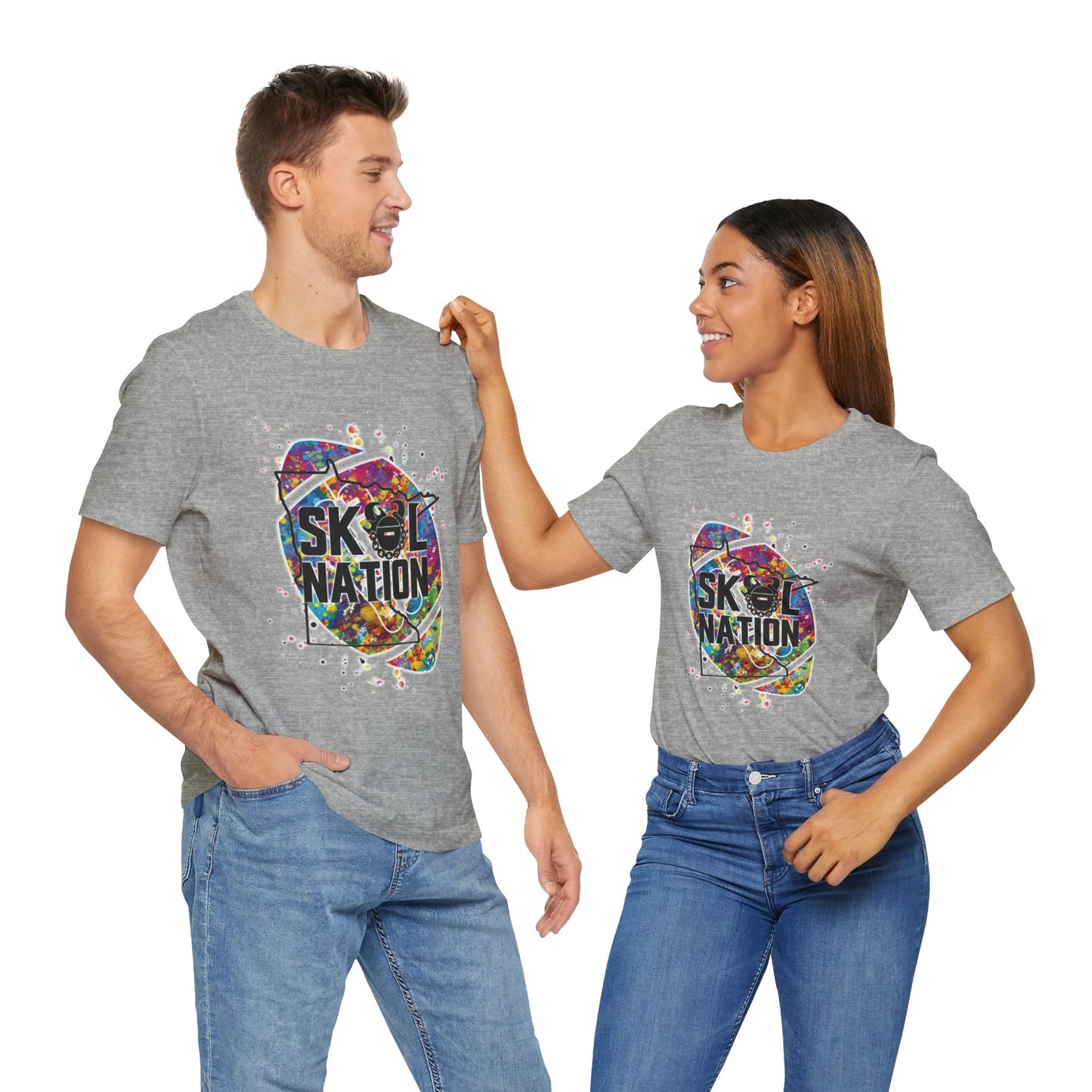 Unisex Jersey Short Sleeve Tee - MN Nation (Color Blast)