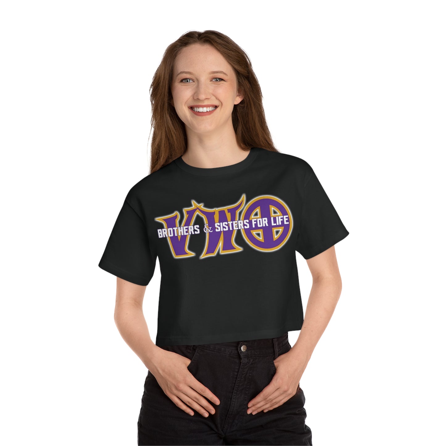 Women's Champion Heritage Cropped Top - VWO Brothers & Sisters
