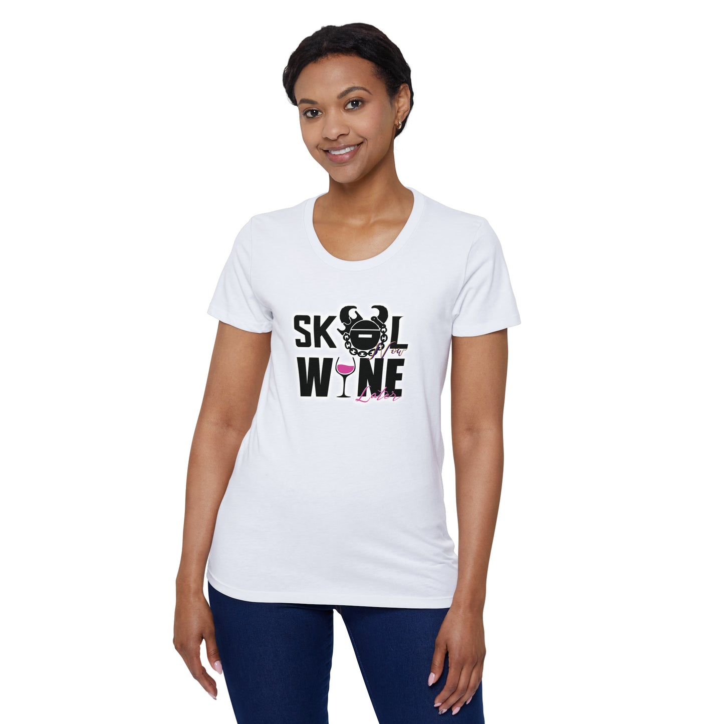 Women's Organic T - WINE later