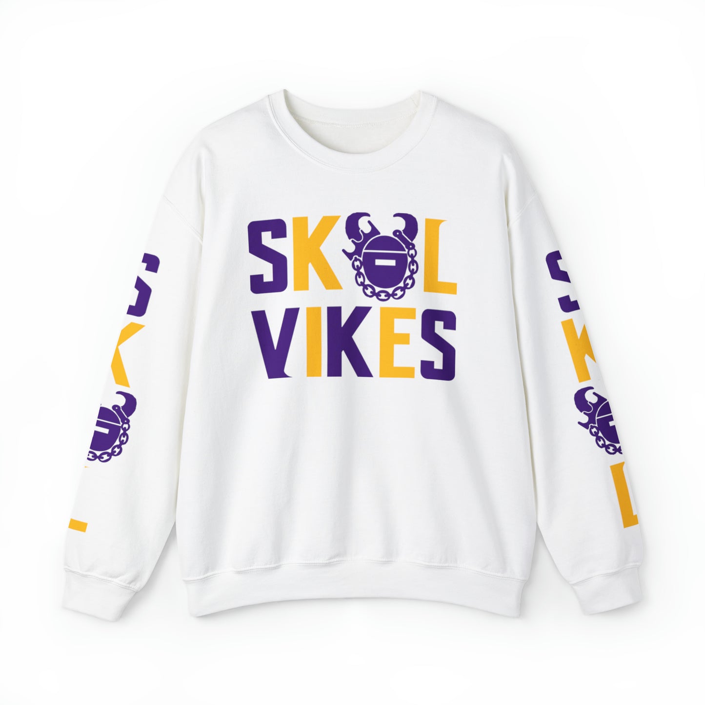 Unisex Heavy Blend™ Crewneck - Vikes + The Original (Sleeves)