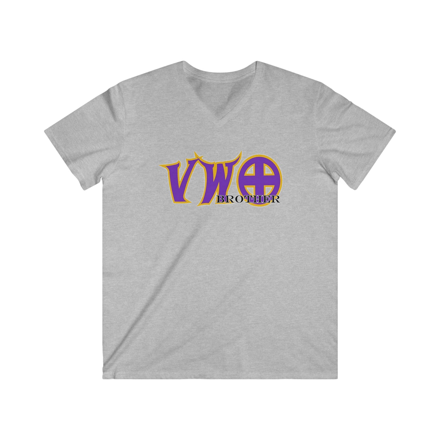 Men's Fitted V-Neck Short Sleeve - VWO Brother