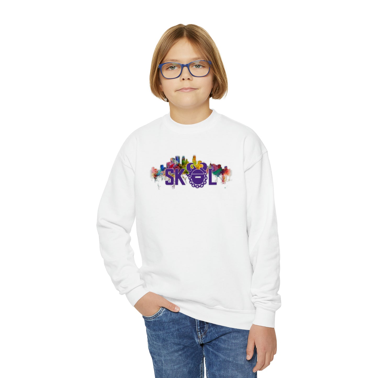 Youth Crewneck - Skyline