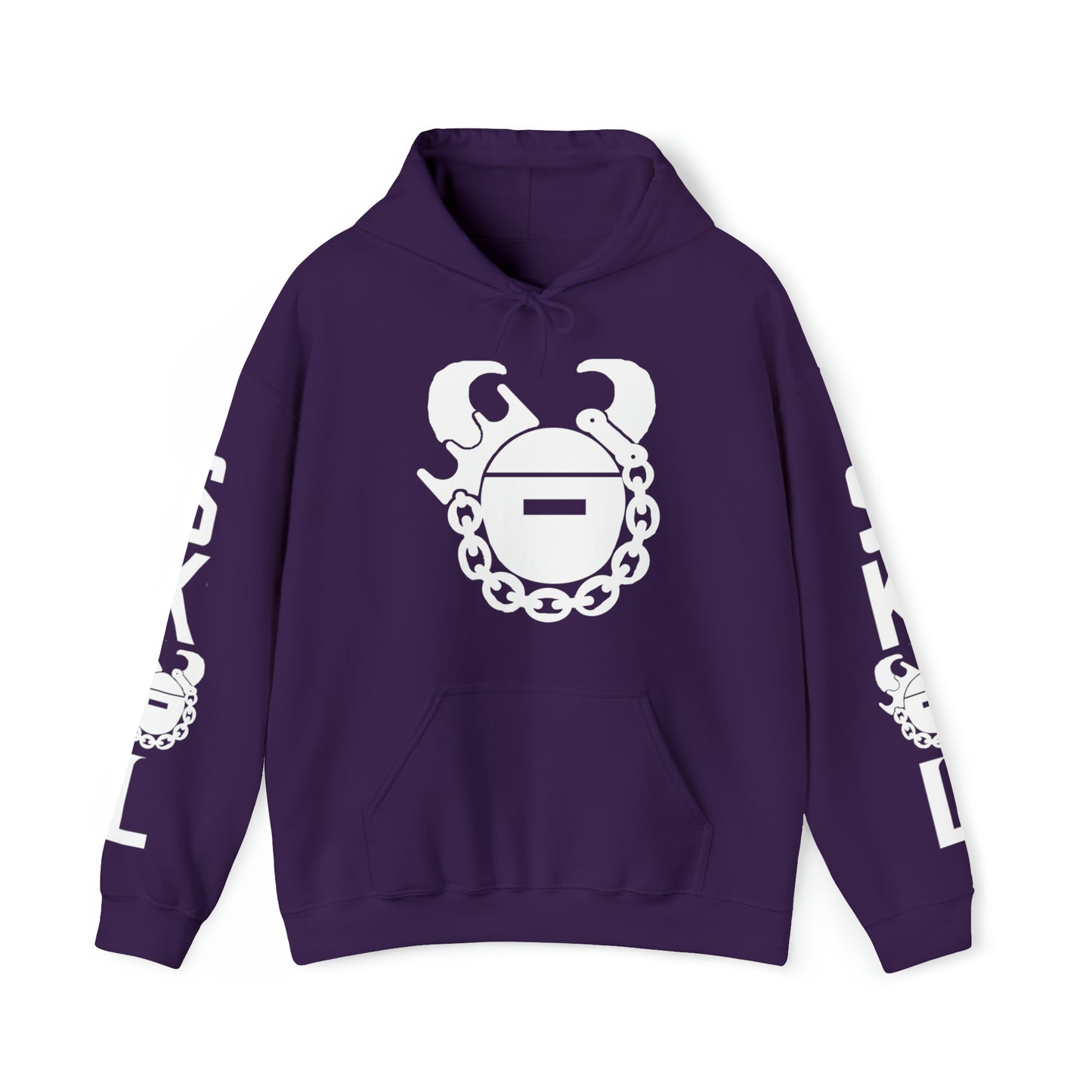 Unisex Heavy Blend™ Hooded Sweatshirt - Game Day Helmet + Original (Sleeves)