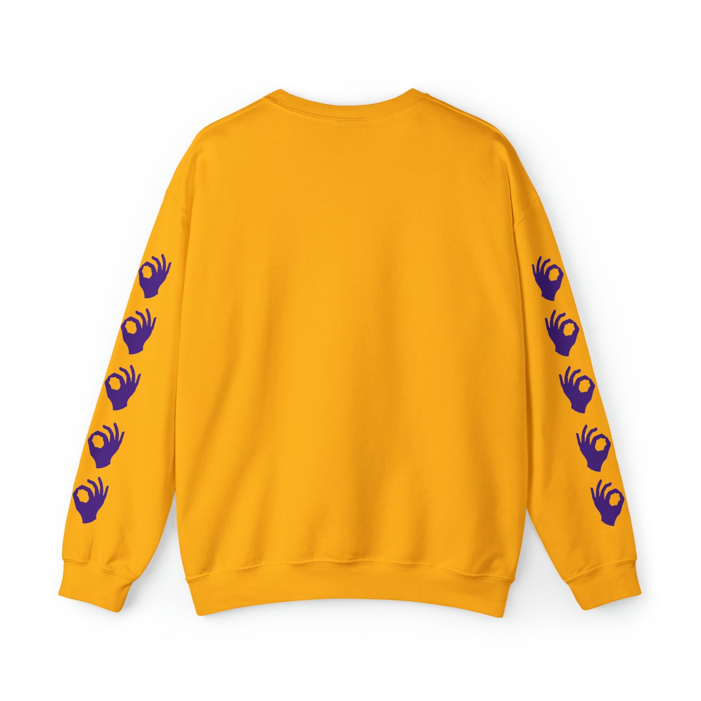 Unisex Heavy Blend™ Crewneck - Griddy Gang + Hands (Sleeves)