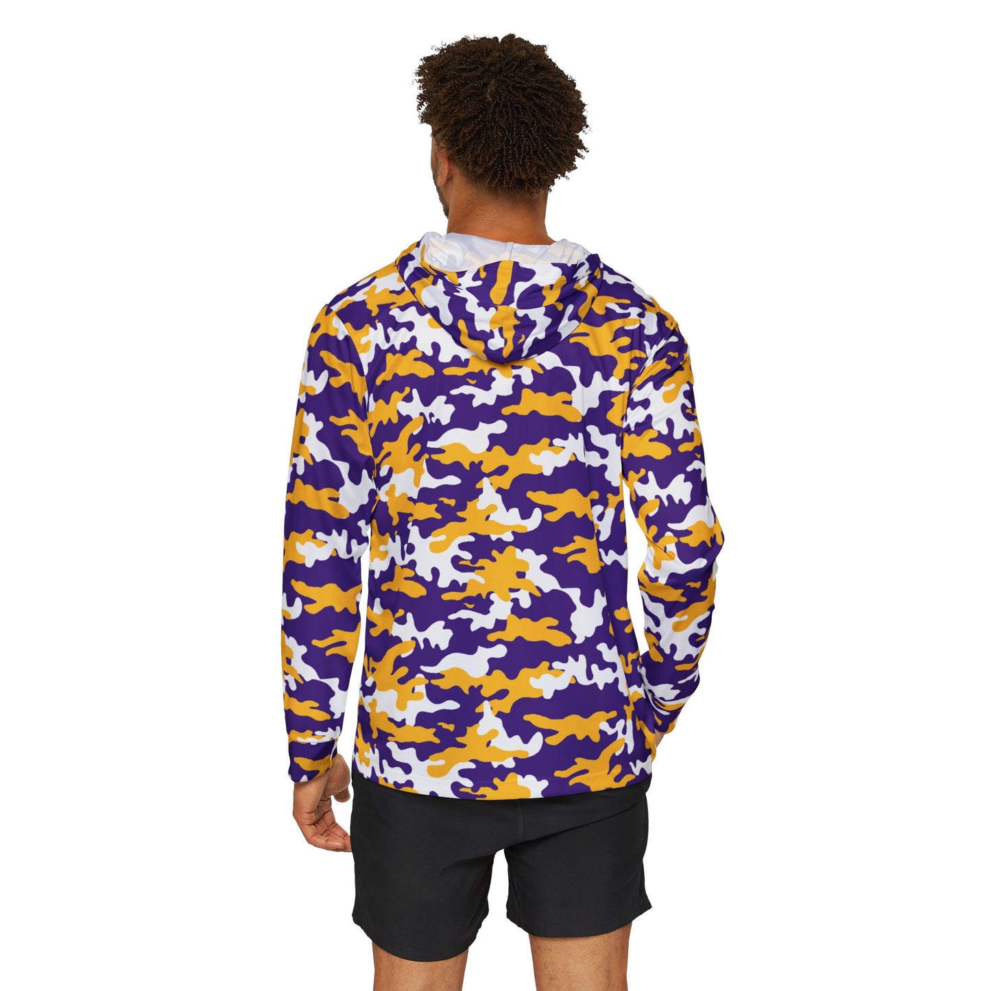Men's Sports Warmup Hoodie - Camo