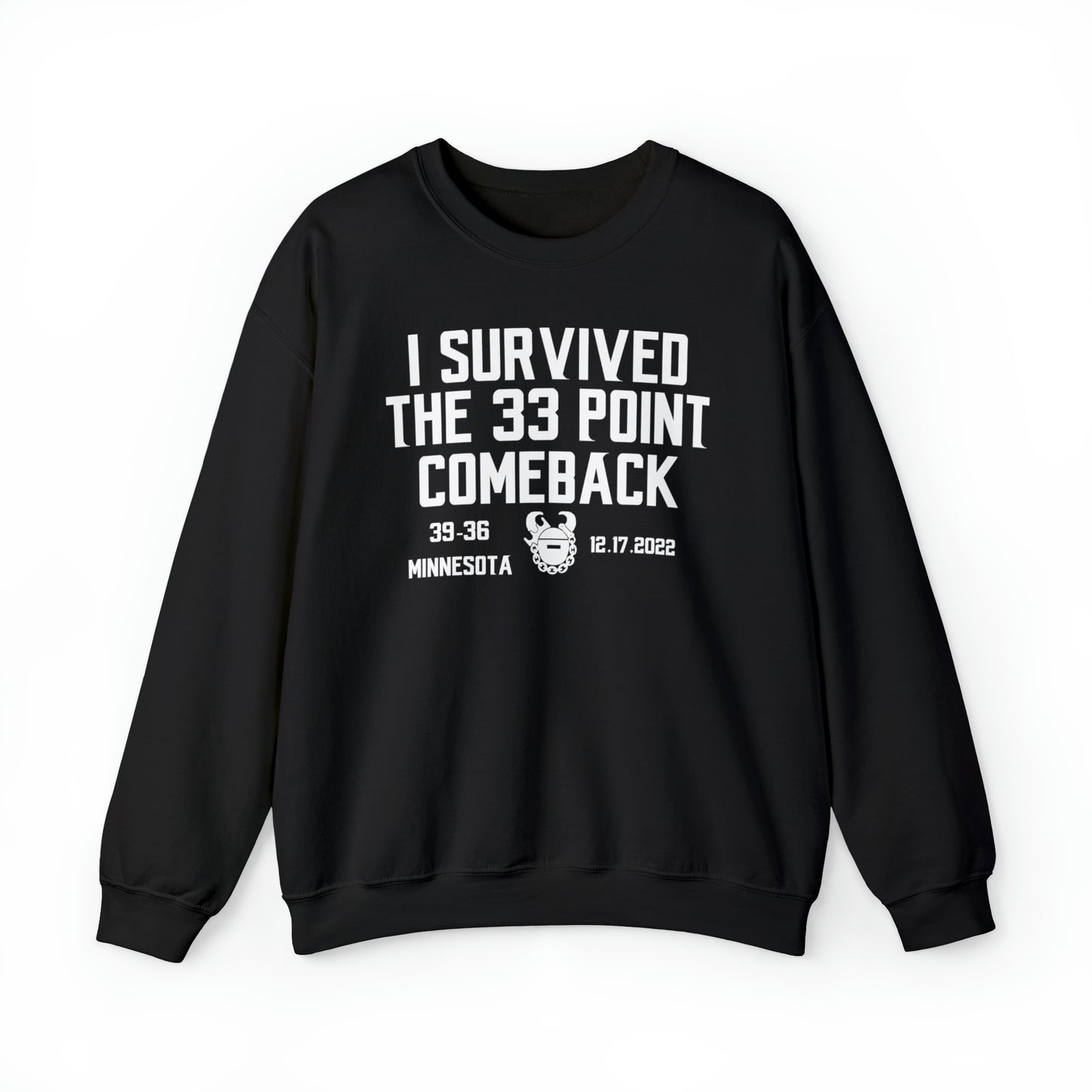 Unisex Heavy Blend™ Crewneck - Survived the 33 Point Comeback